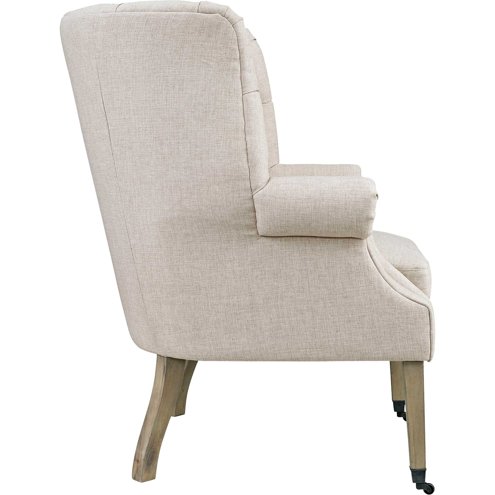 Camron Upholstered Fabric Lounge Chair Sand - Image 2