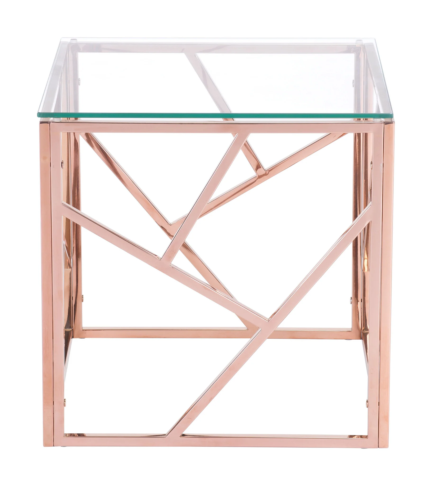 Candor Side Table Rose Gold - Image 2