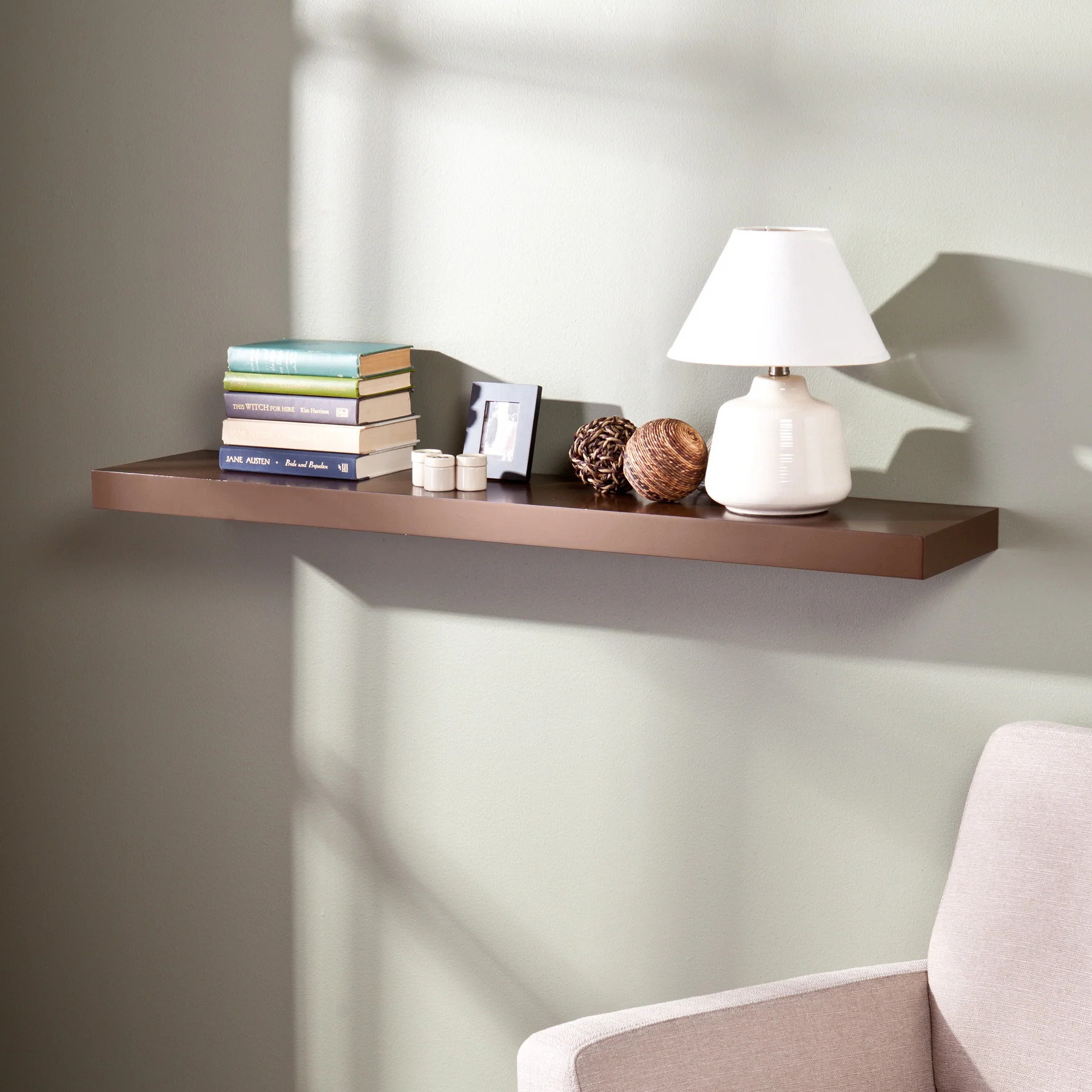 Cannes Floating Shelf Chocolate - Image 6