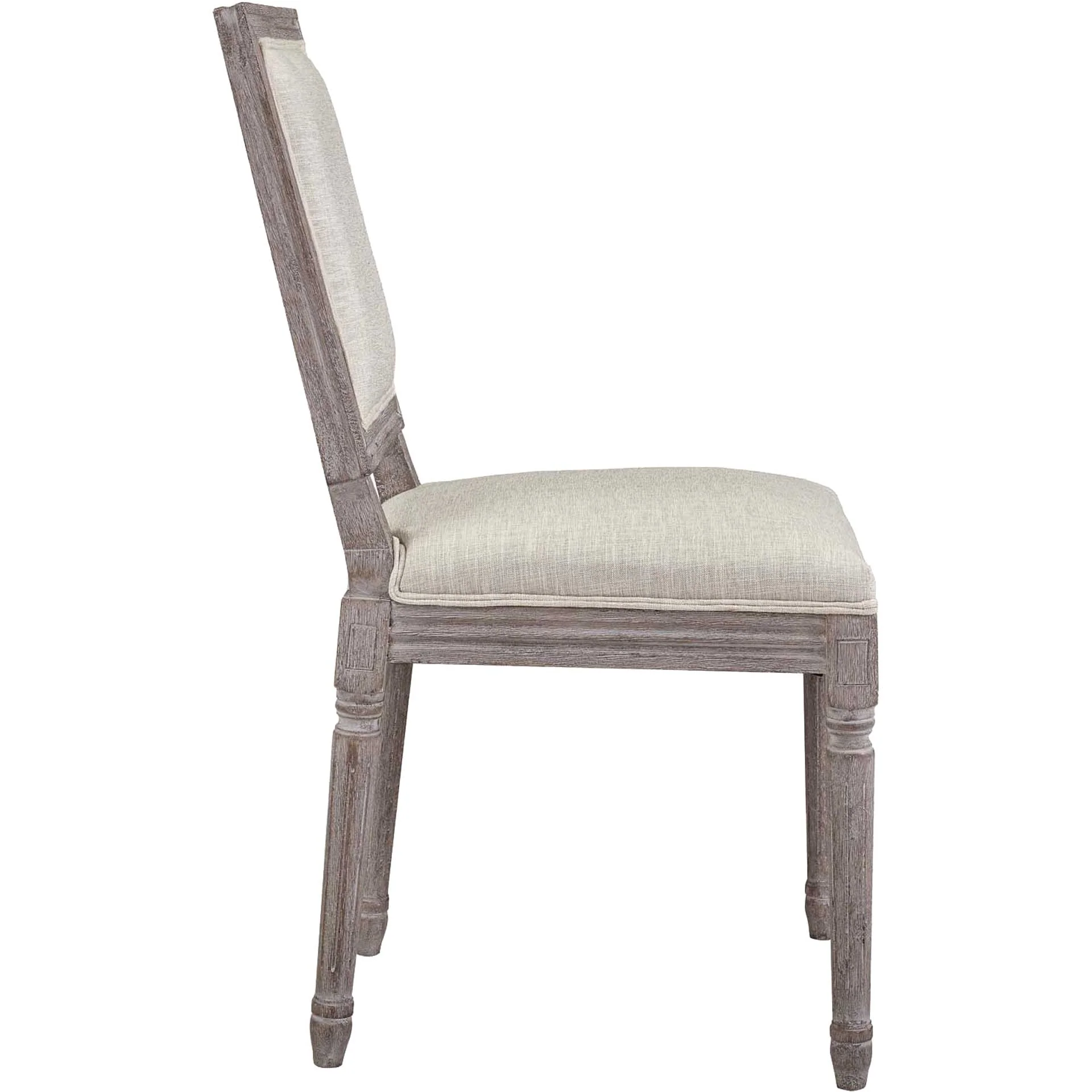 Canning Fabric Dining Side Chair Beige - Image 2