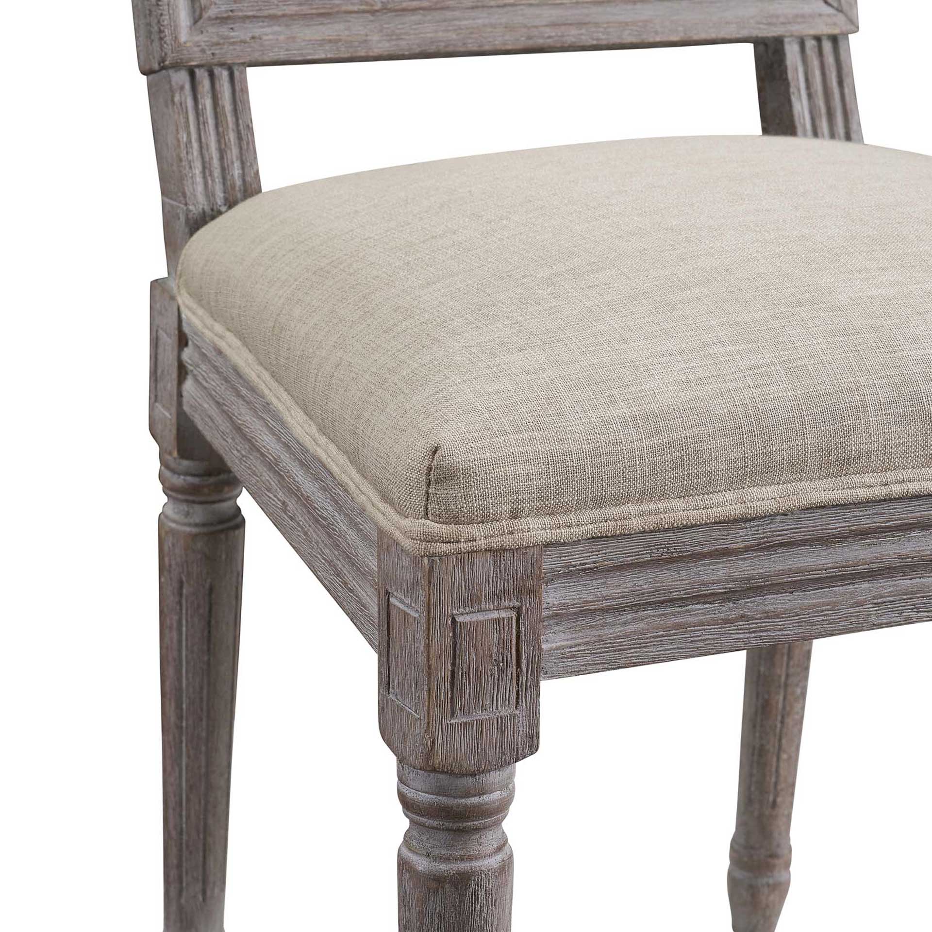 Canning Fabric Dining Side Chair Beige - Image 4