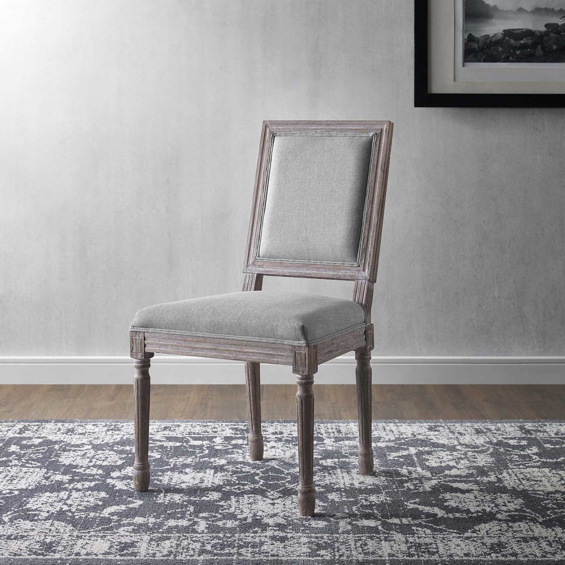 Canning Fabric Dining Side Chair Light Gray - Image 5