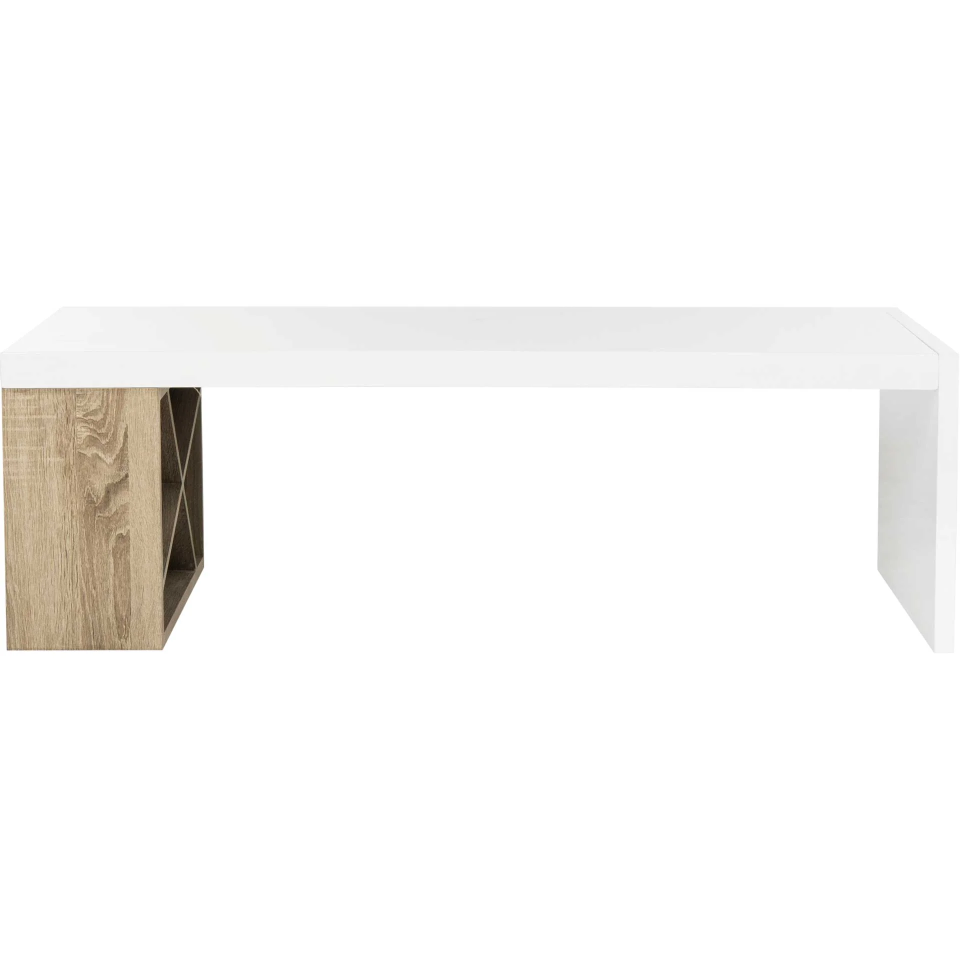 Canning Lacquer Coffee Table White/Light Oak - Image 2
