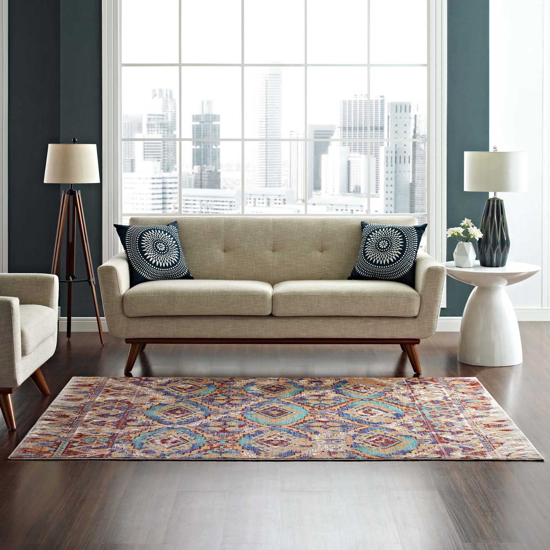Canton Area Rug Multicolored - Image 7