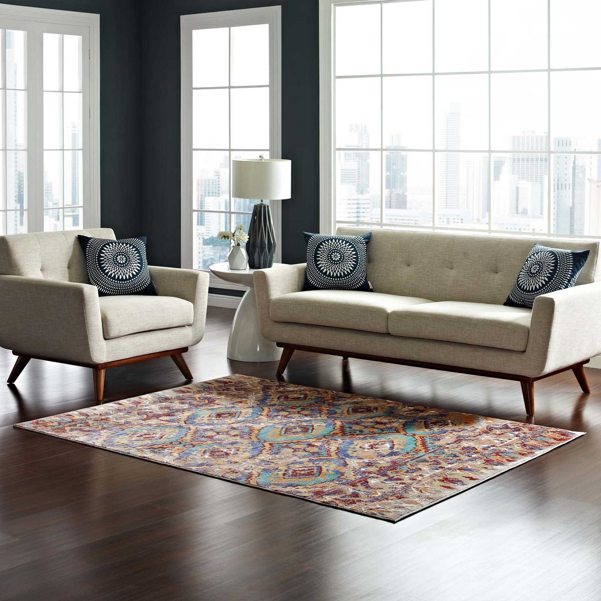 Canton Area Rug Multicolored - Image 8