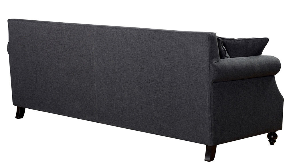 Canton Linen Sofa Gray - Image 5