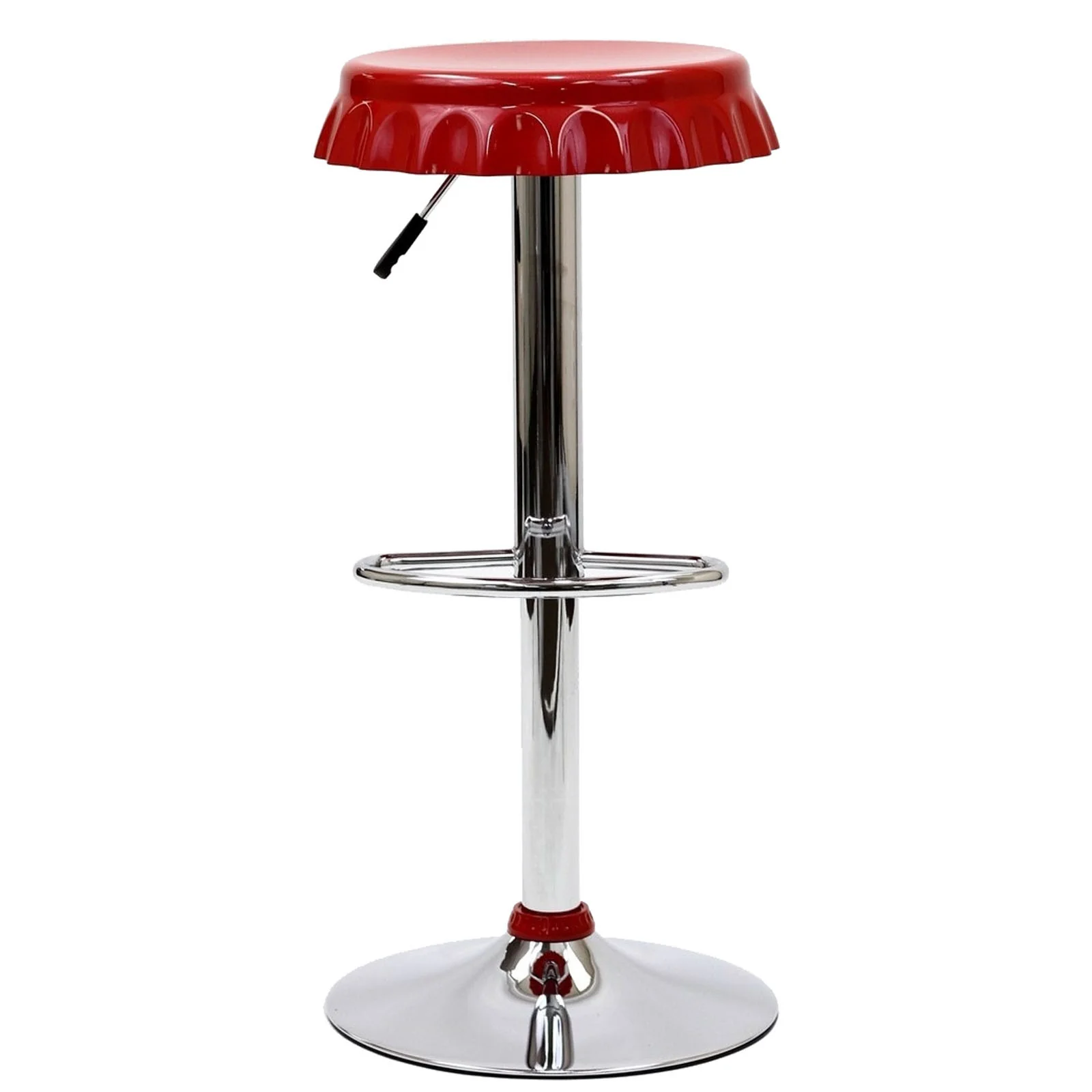 Cap Bar Stool Red - Image 2
