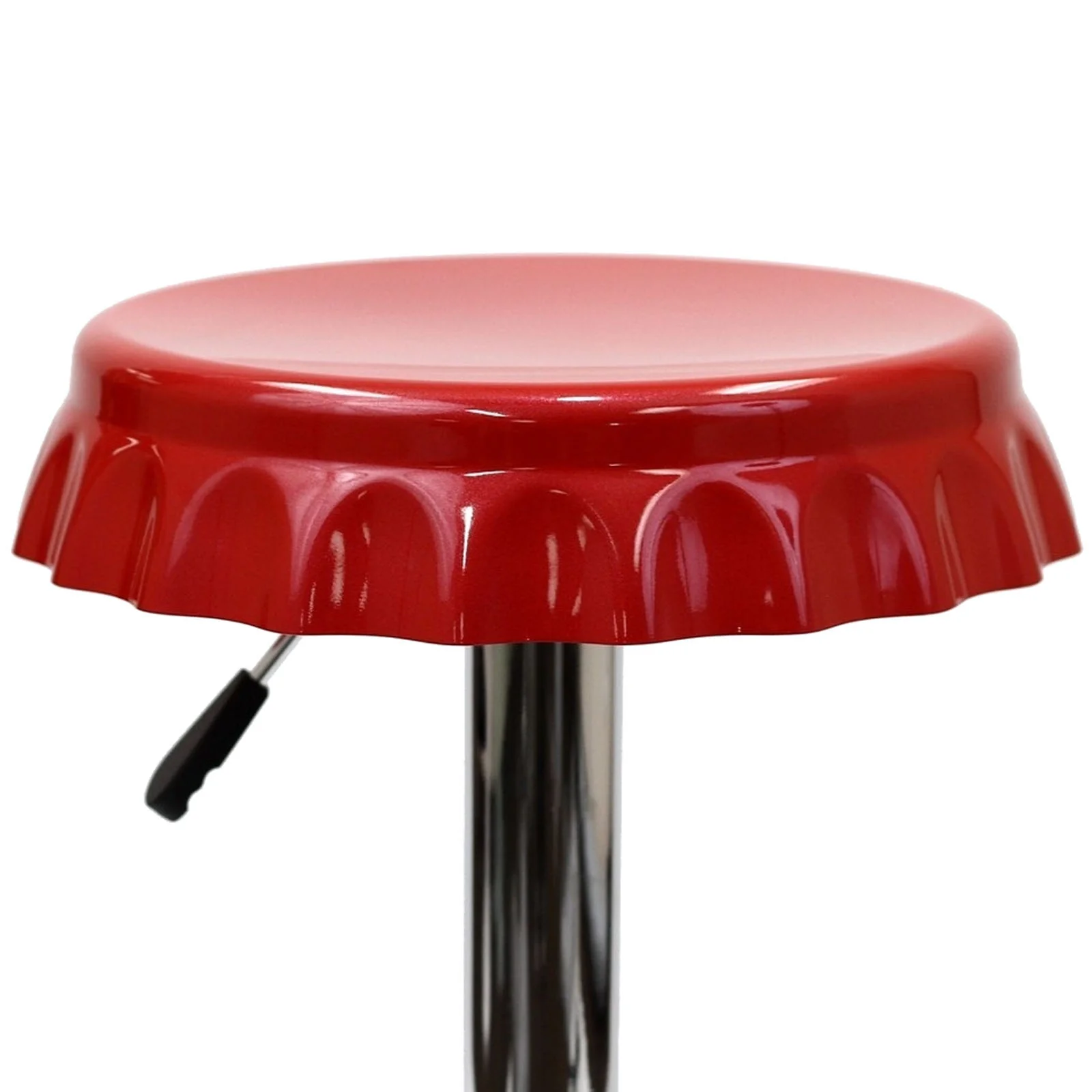 Cap Bar Stool Red - Image 3