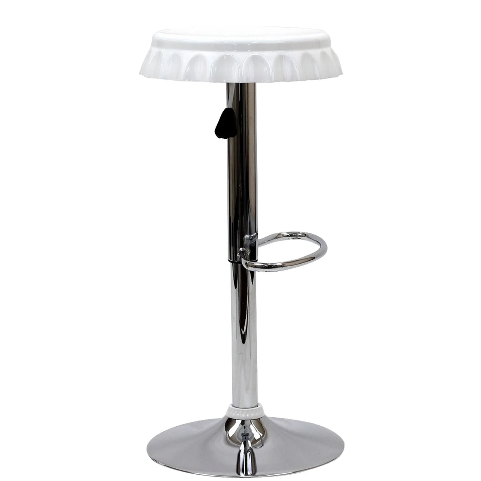 Cap Bar Stool White - Image 3