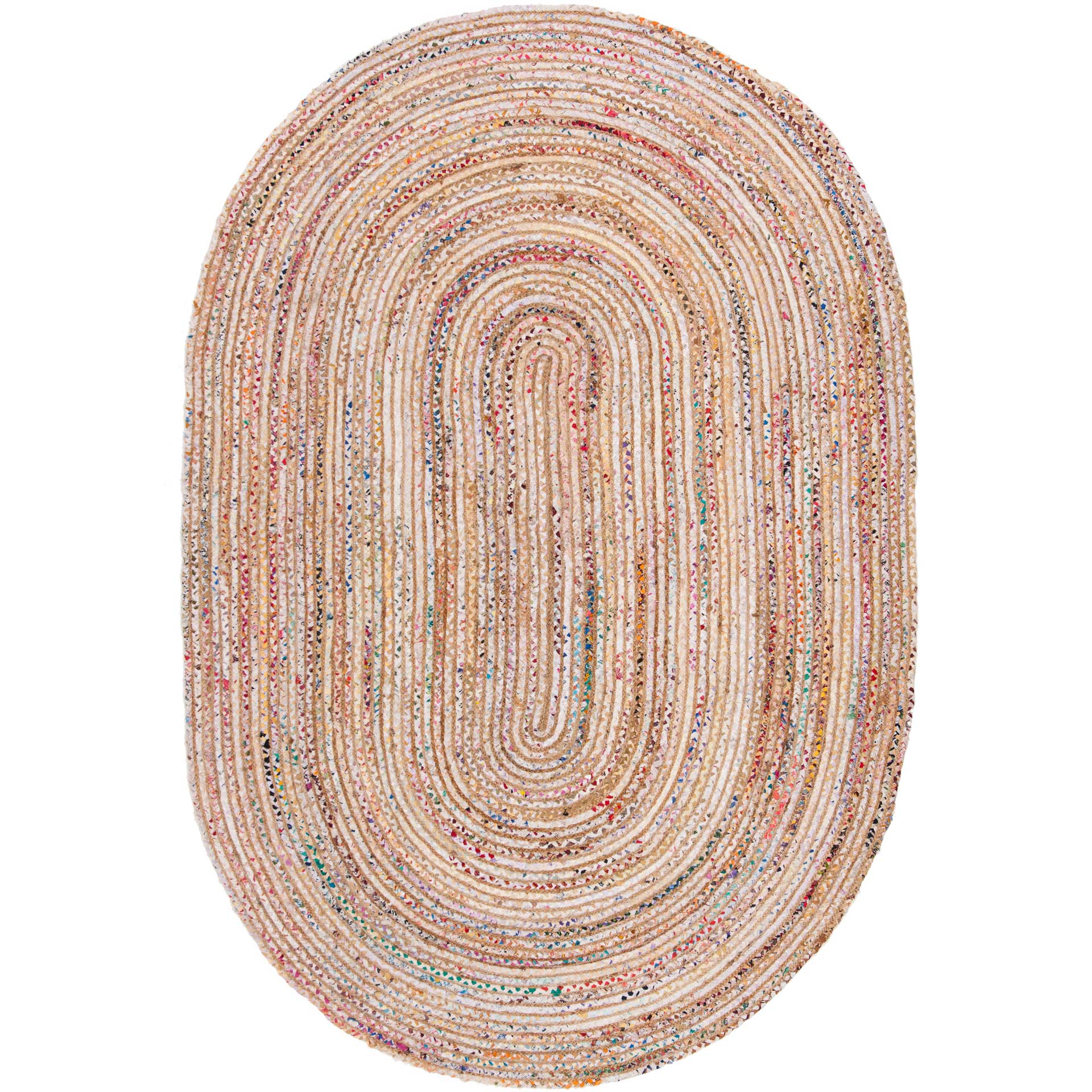 Cape Cod Beige/Multi Round Rug - Image 2