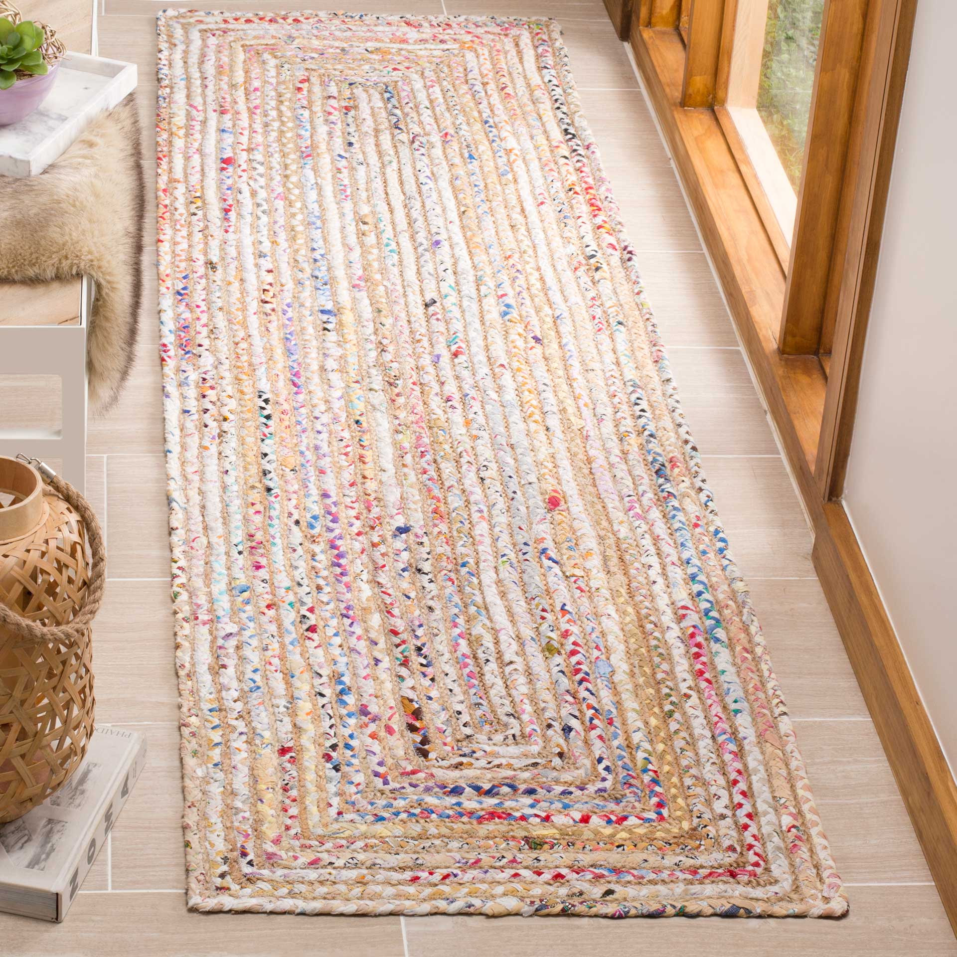 Cape Cod Beige/Multi Runner Rug - Image 2