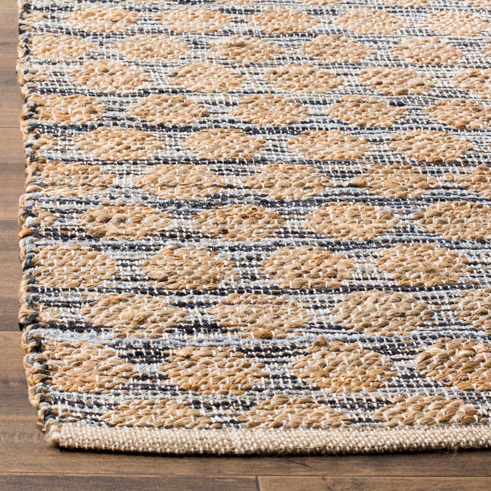 Cape Cod Black/Natural Area Rug - Image 4