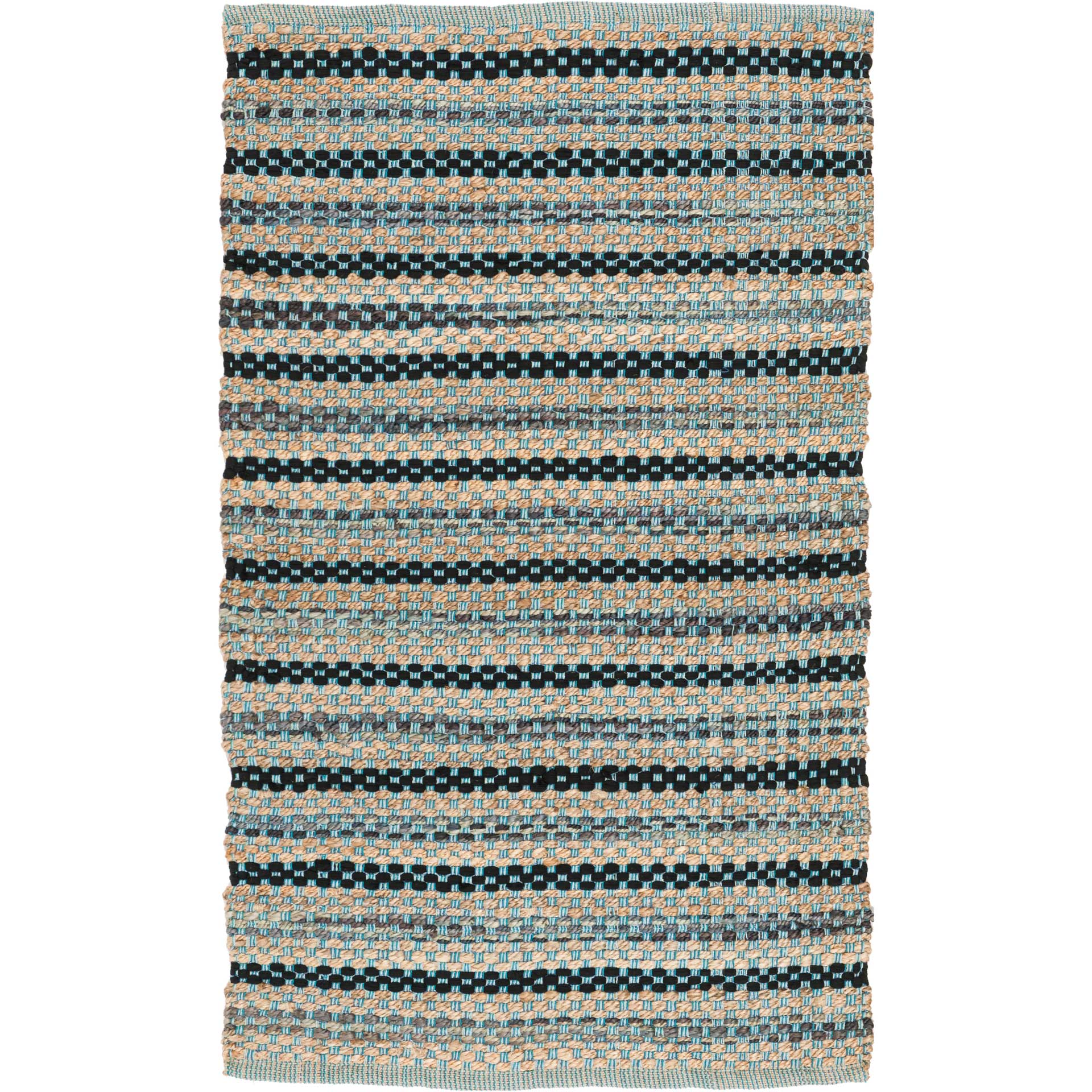 Cape Cod Blue/Black Area Rug - Image 3