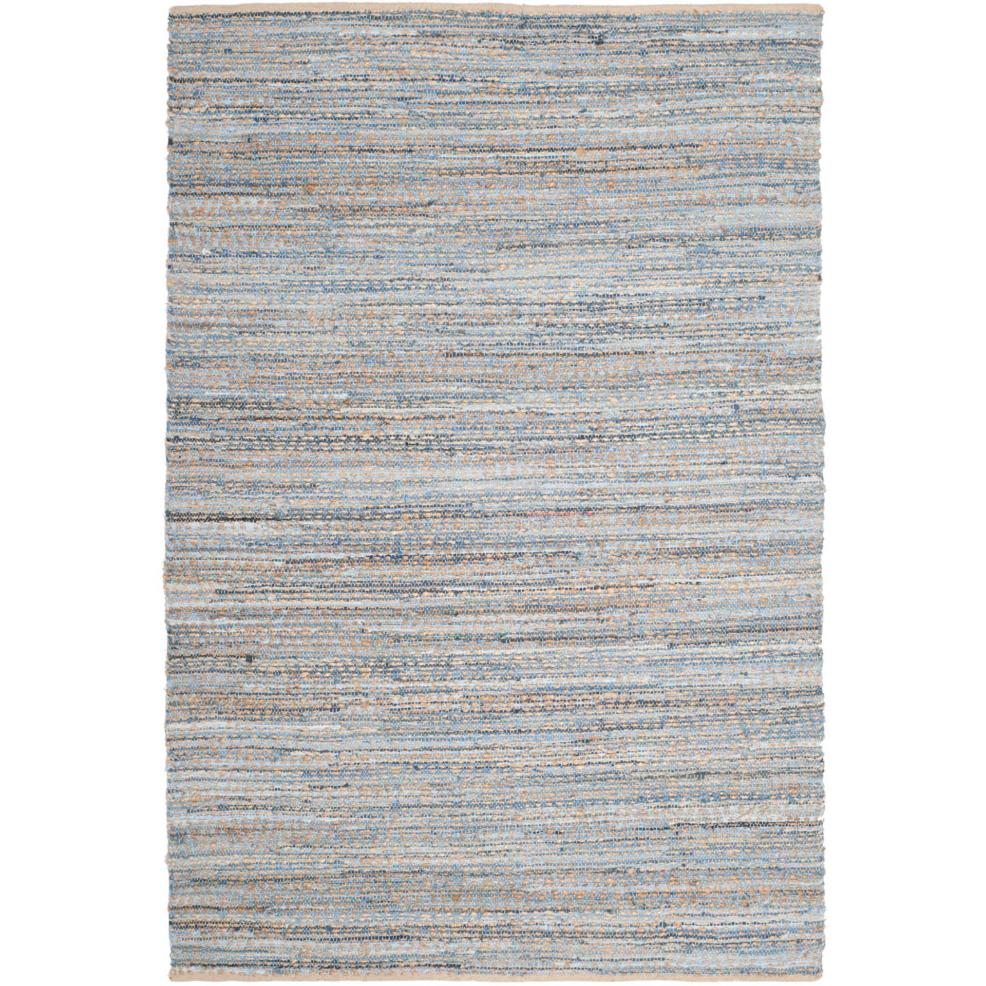 Cape Cod Diamond Natural/Blue Area Rug - Image 2
