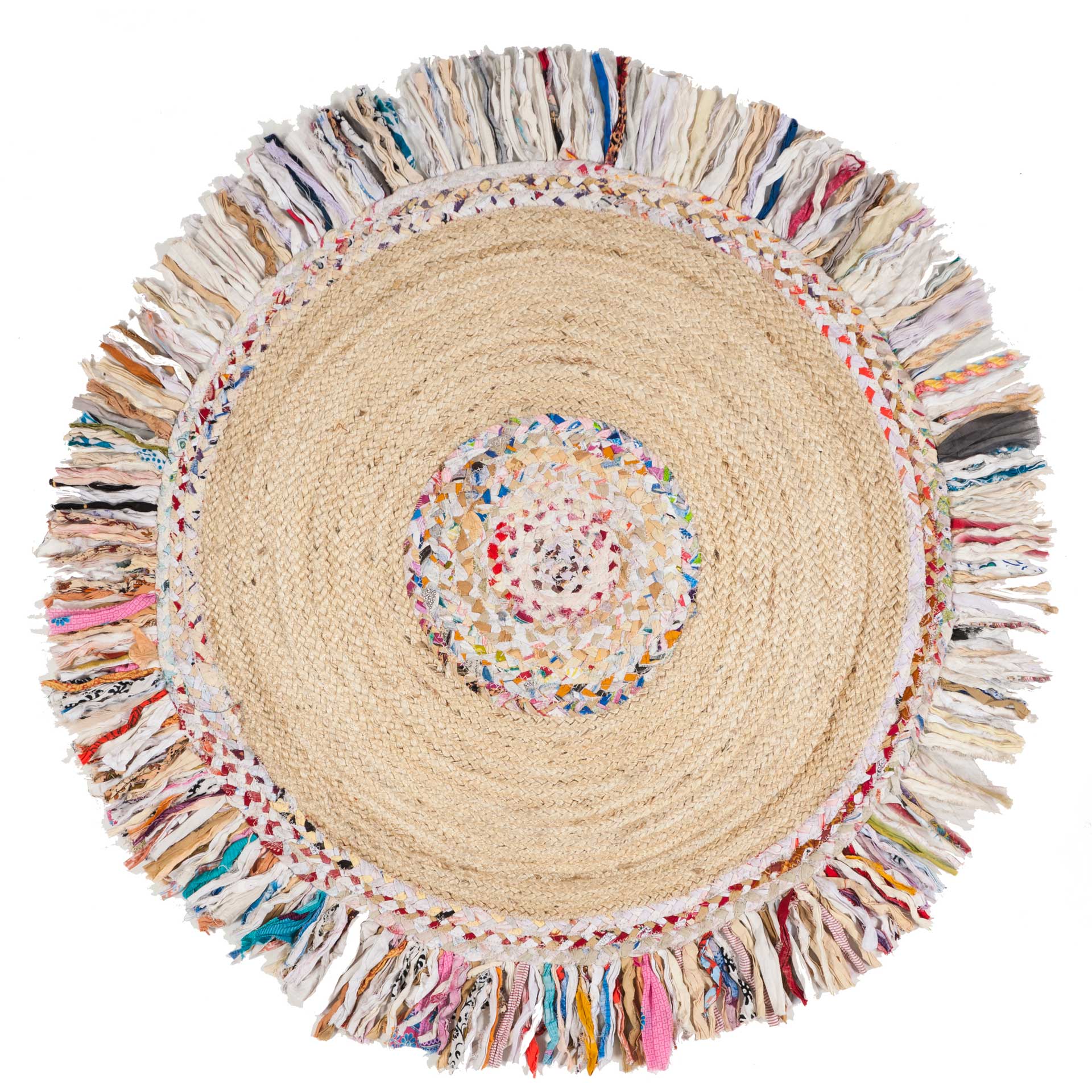 Cape Cod Ivory/Light Beige Round Rug - Image 3