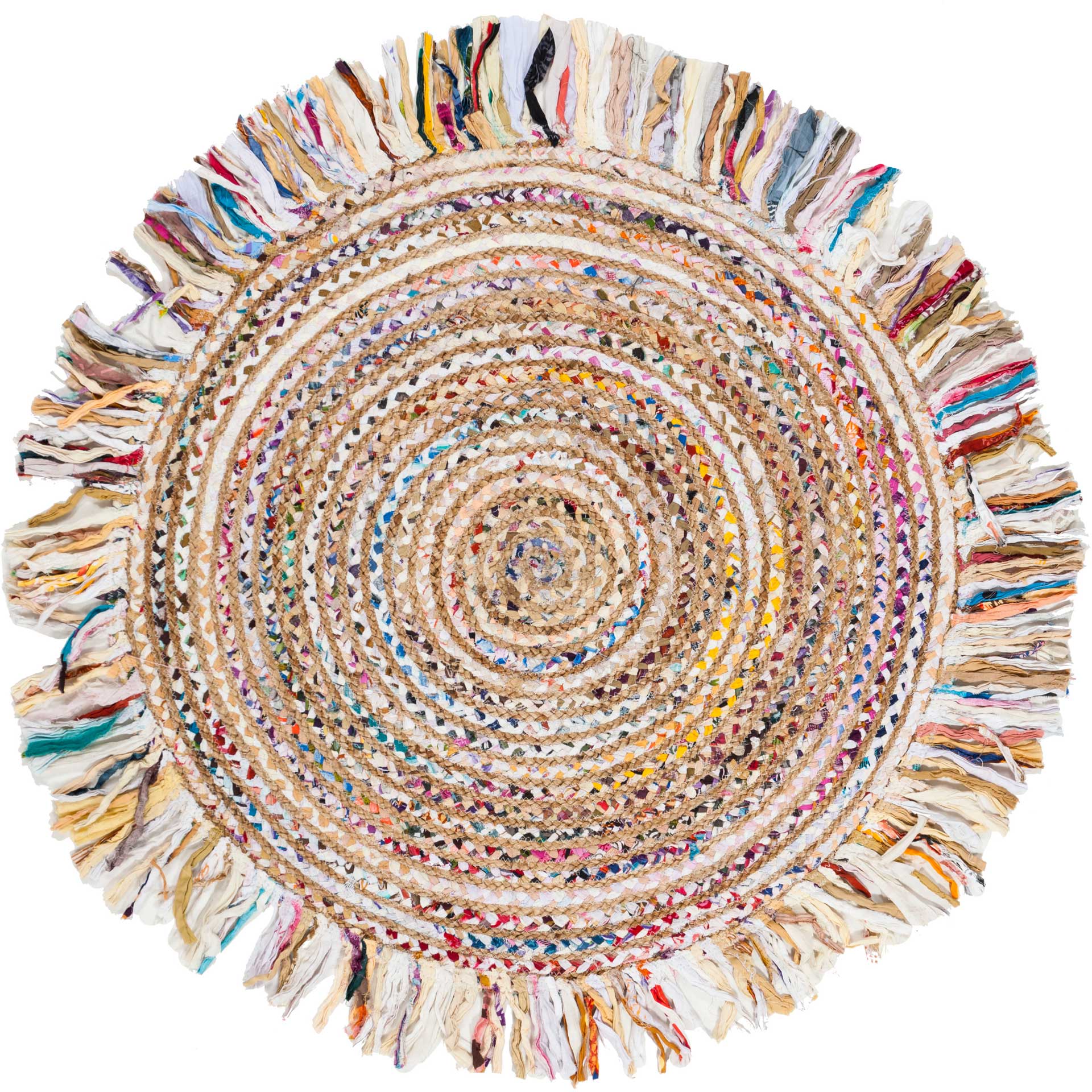 Cape Cod Ivory/Multi Round Rug - Image 2