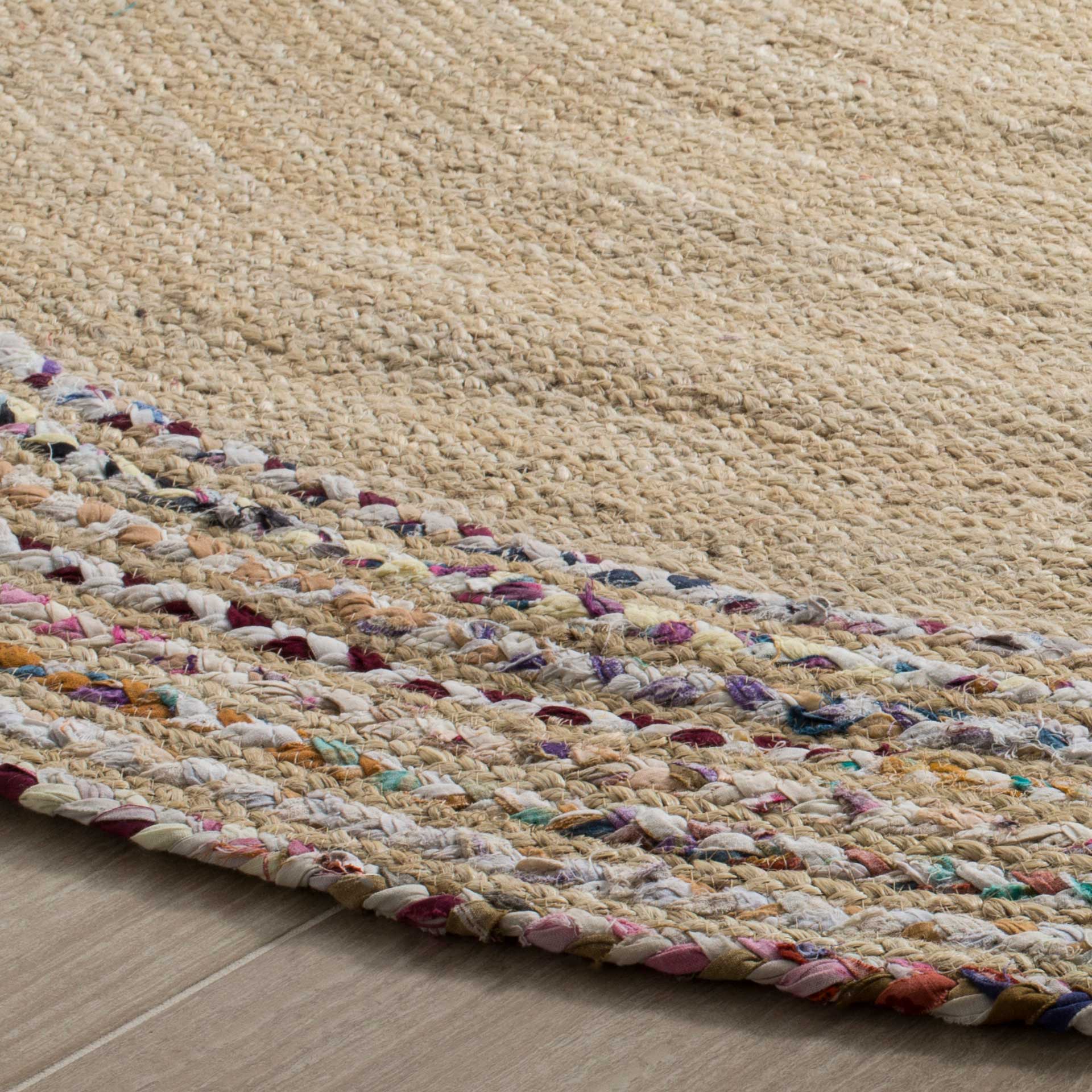 Cape Cod Light Beige/Ivory Round Rug - Image 3