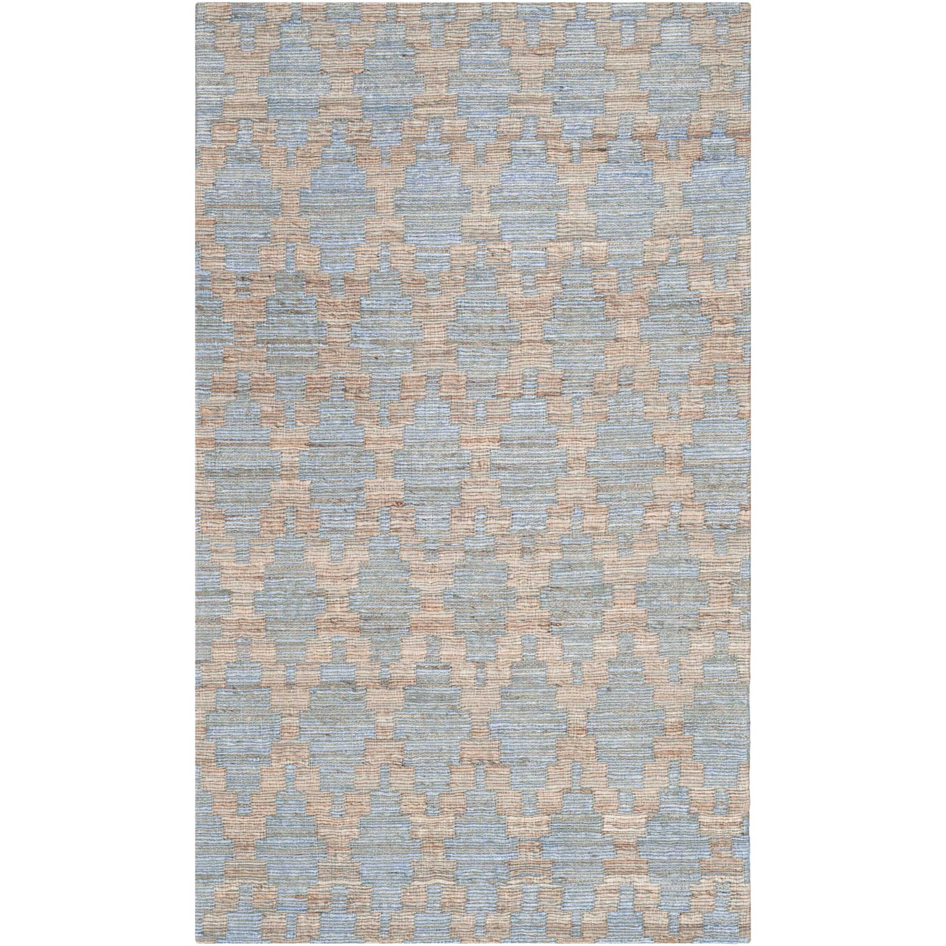 Cape Cod Light Blue/Gold Area Rug - Image 4
