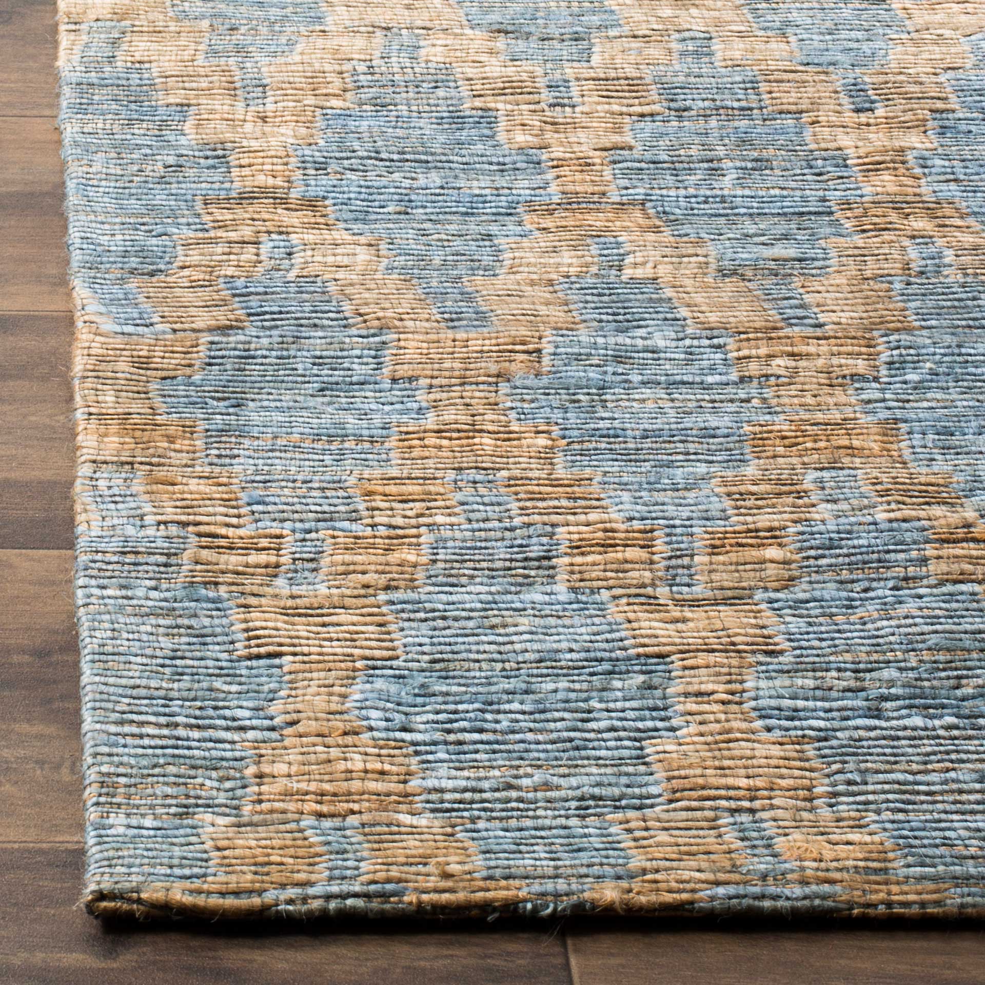 Cape Cod Light Blue/Gold Area Rug - Image 7