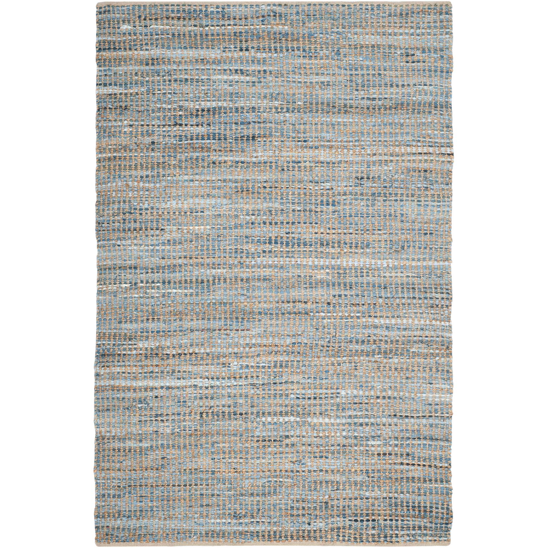 Cape Cod Linear Blue/Natural Area Rug - Image 2