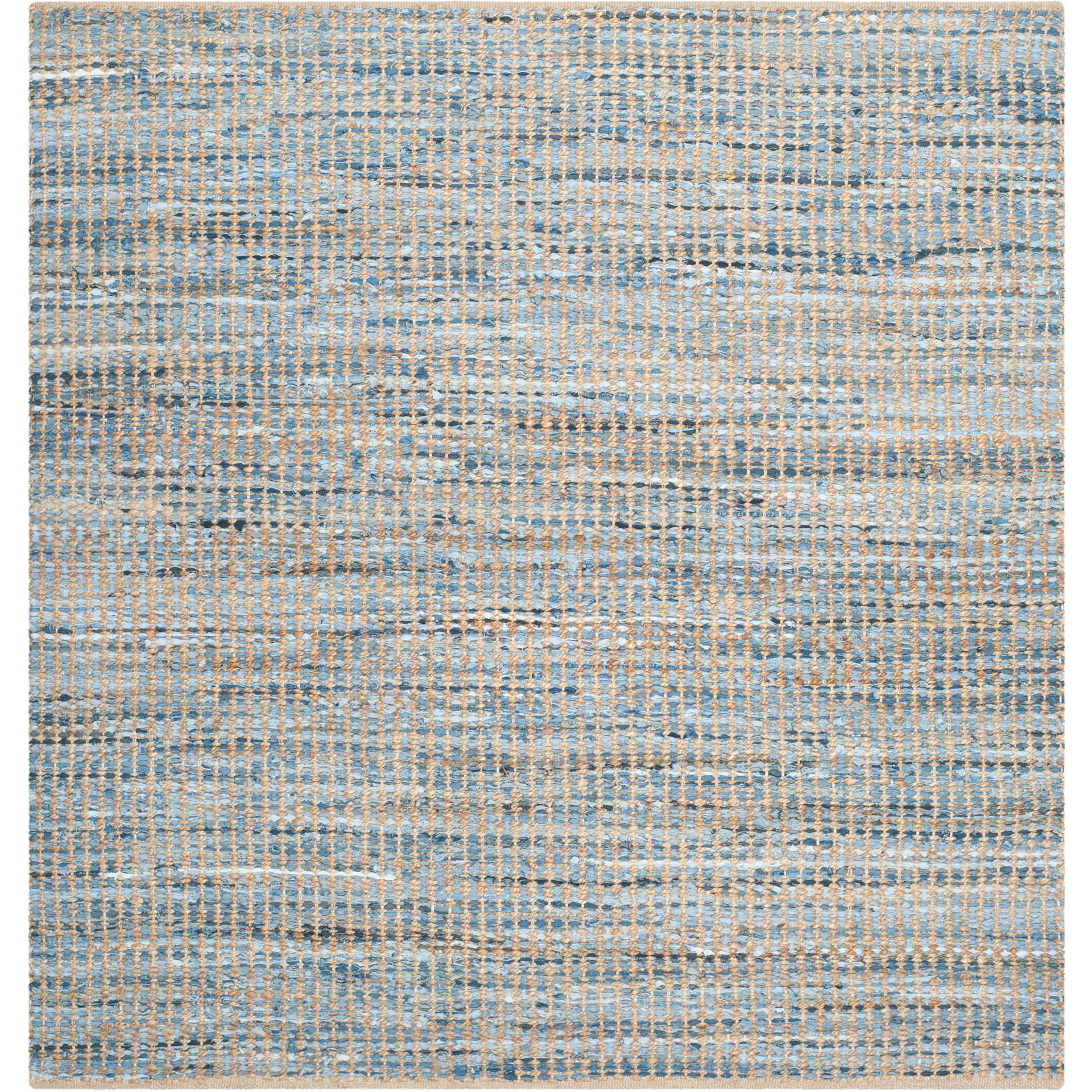 Cape Cod Linear Blue/Natural Area Rug - Image 3