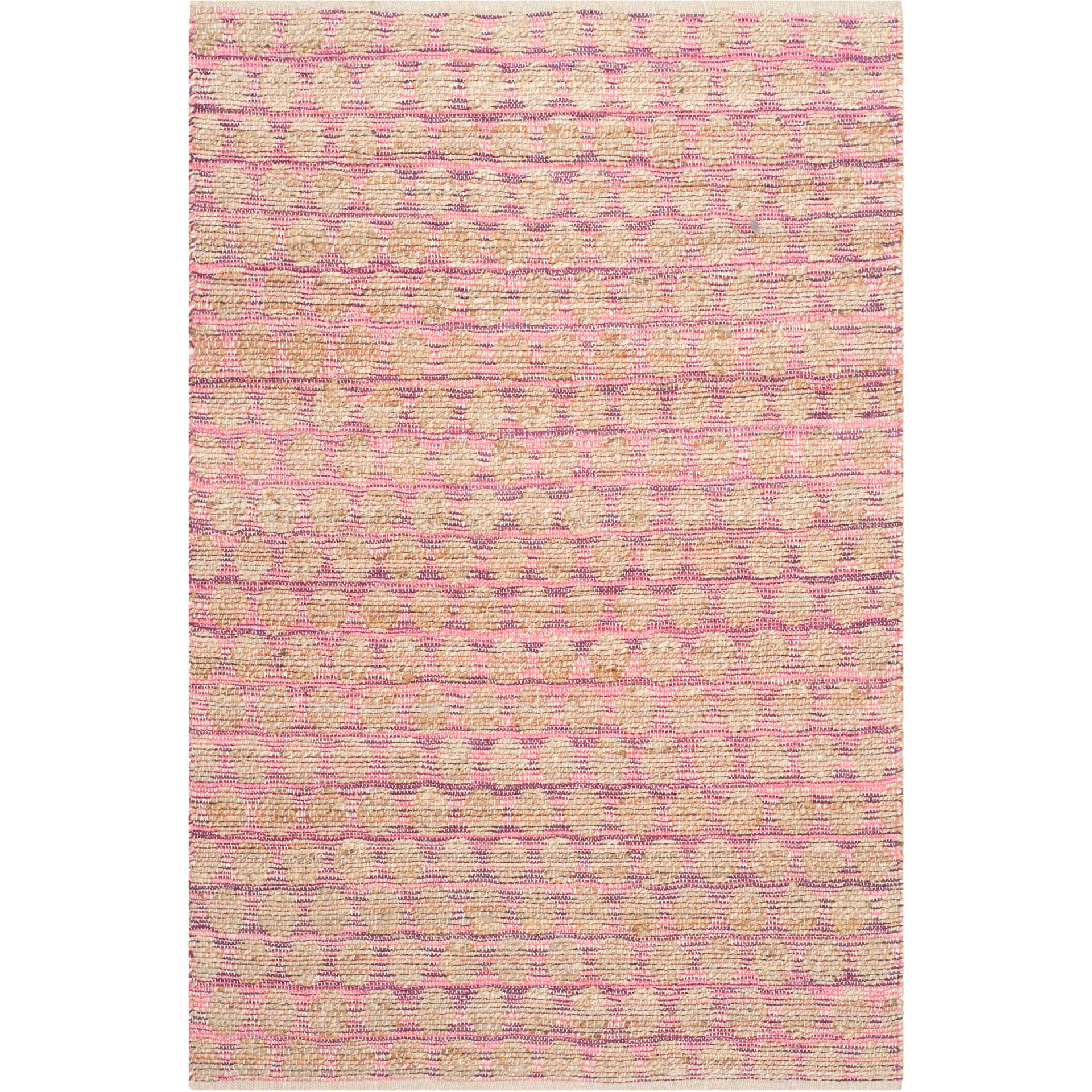 Cape Cod Maroon/Natural Area Rug - Image 2