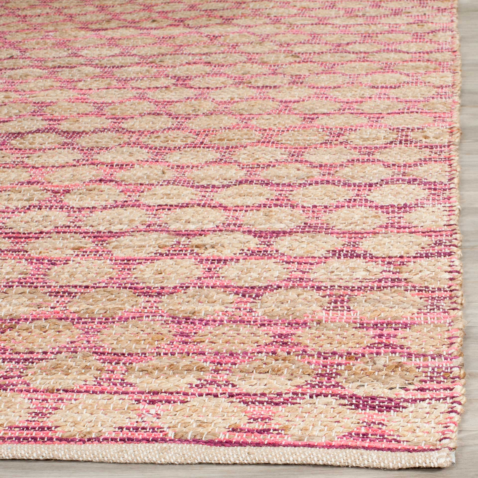 Cape Cod Maroon/Natural Area Rug - Image 4
