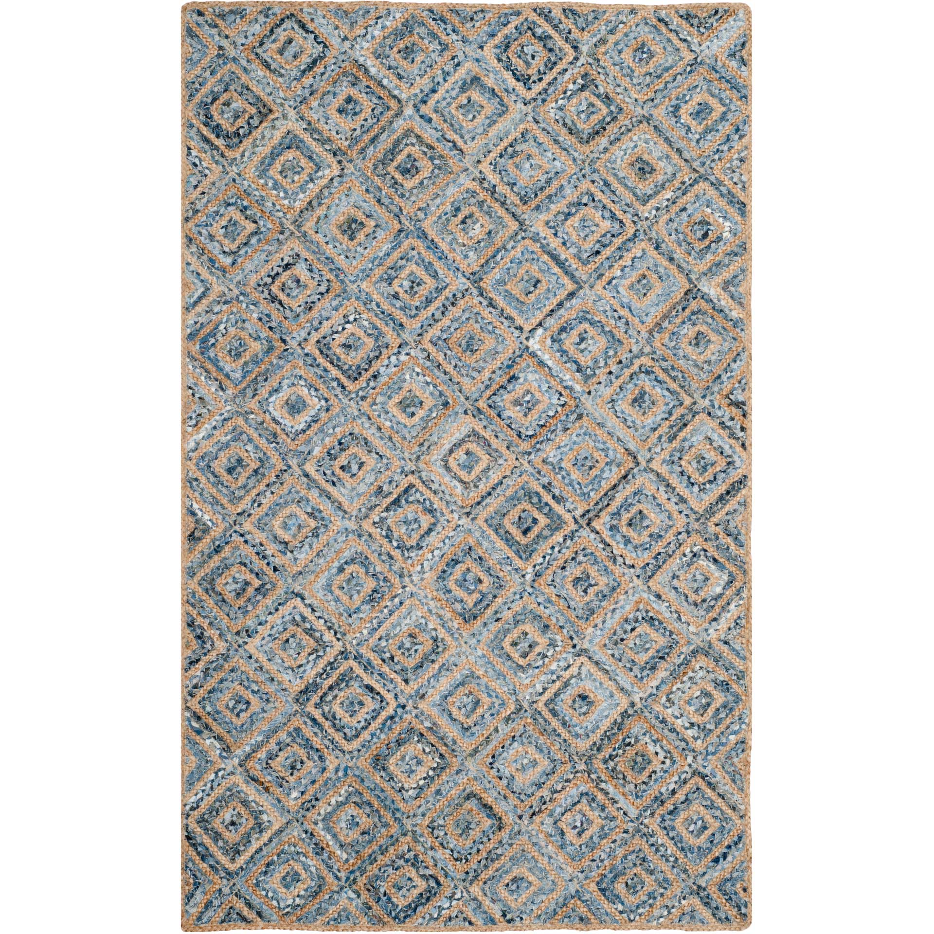 Cape Cod Natural/Blue Area Rug - Image 3