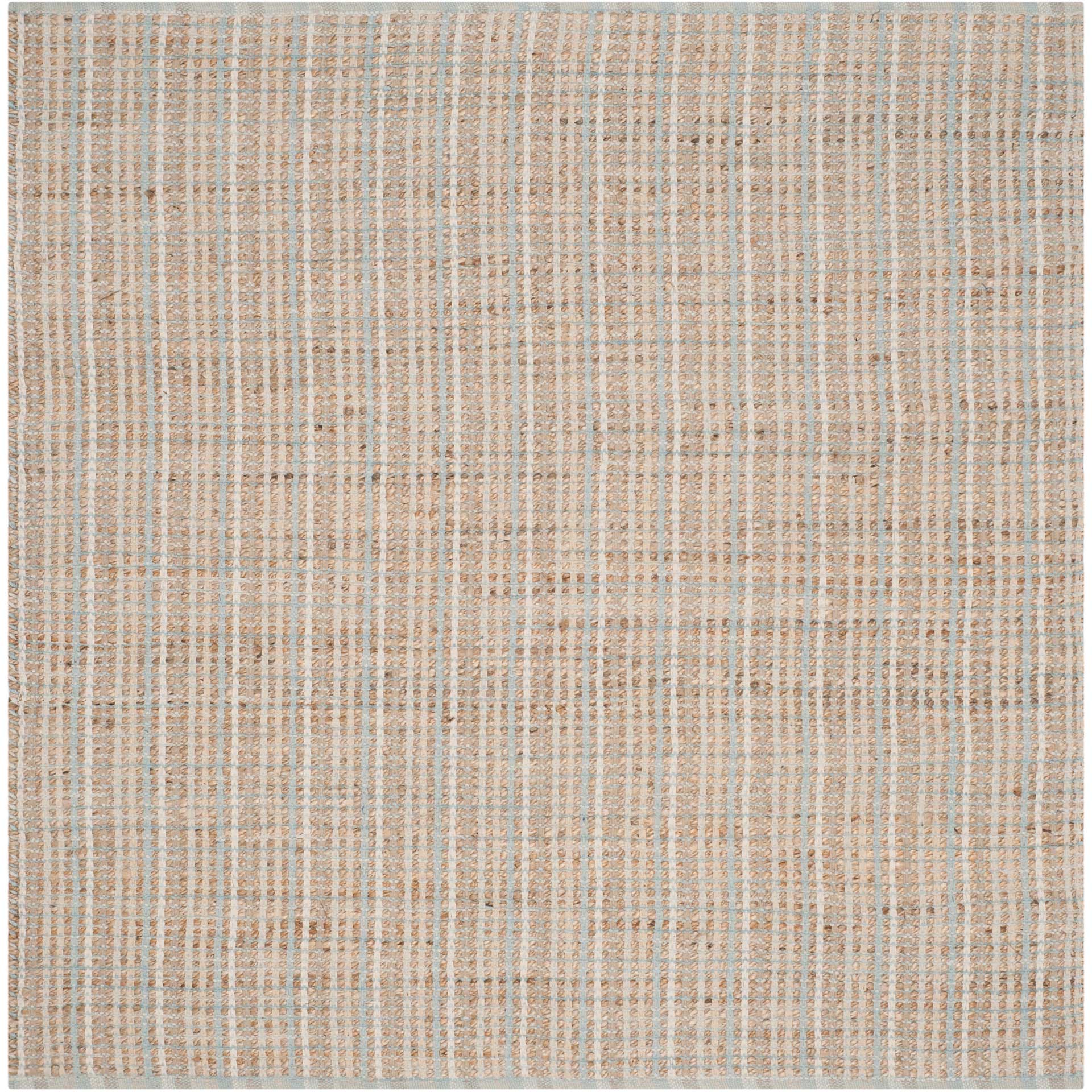 Cape Cod Natural/Light Blue Area Rug - Image 2