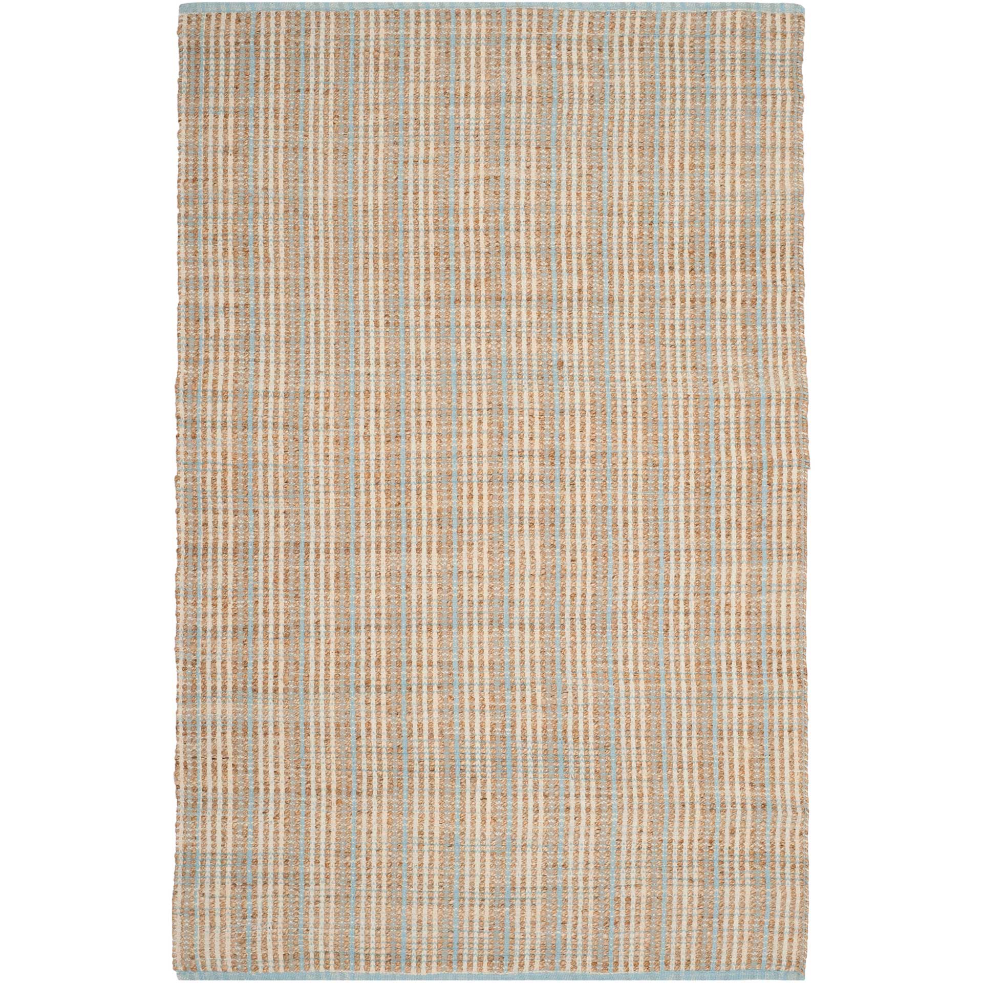Cape Cod Natural/Light Blue Area Rug - Image 3