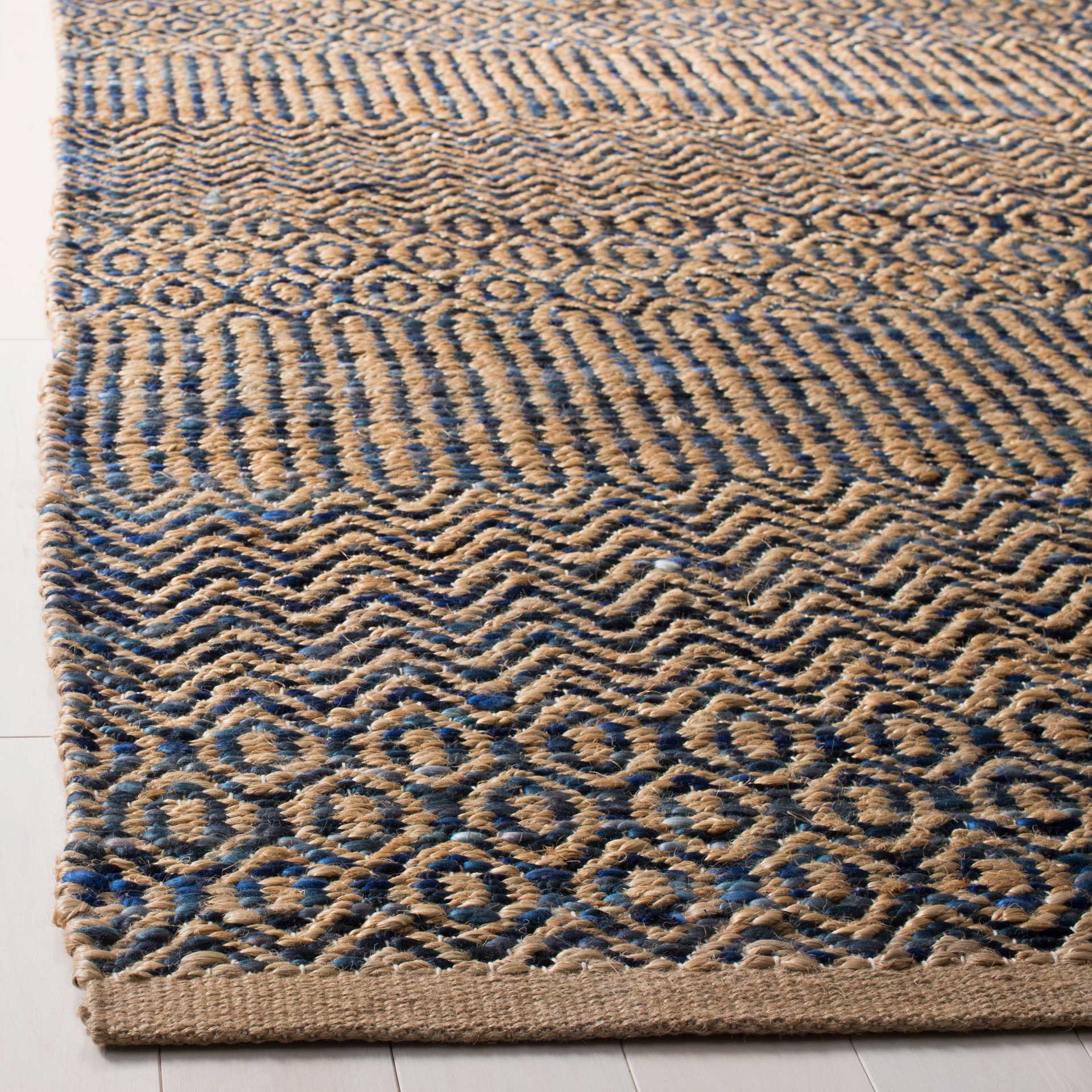 Cape Cod Navy/Natural Area Rug - Image 2