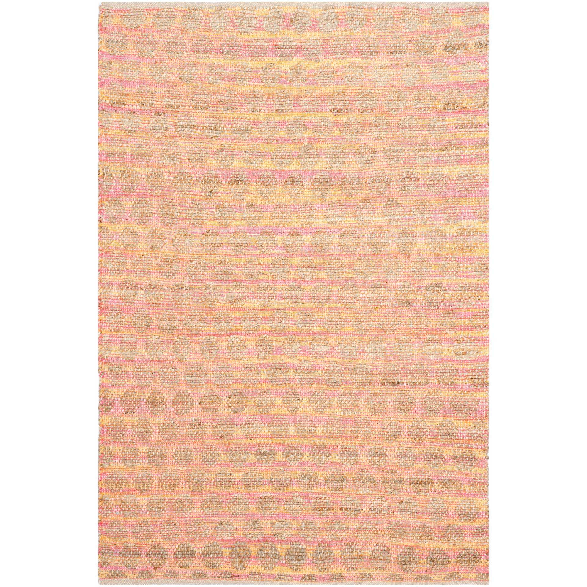 Cape Cod Orange/Natural Area Rug - Image 3