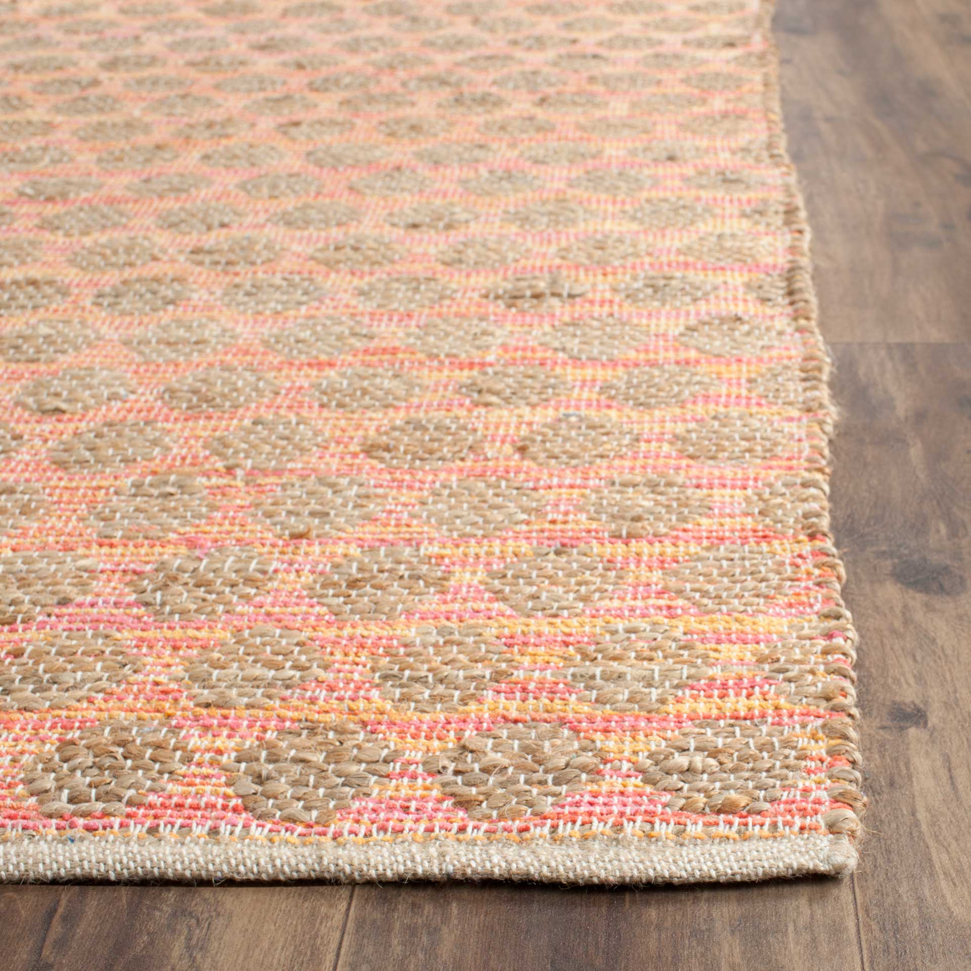 Cape Cod Orange/Natural Area Rug - Image 5