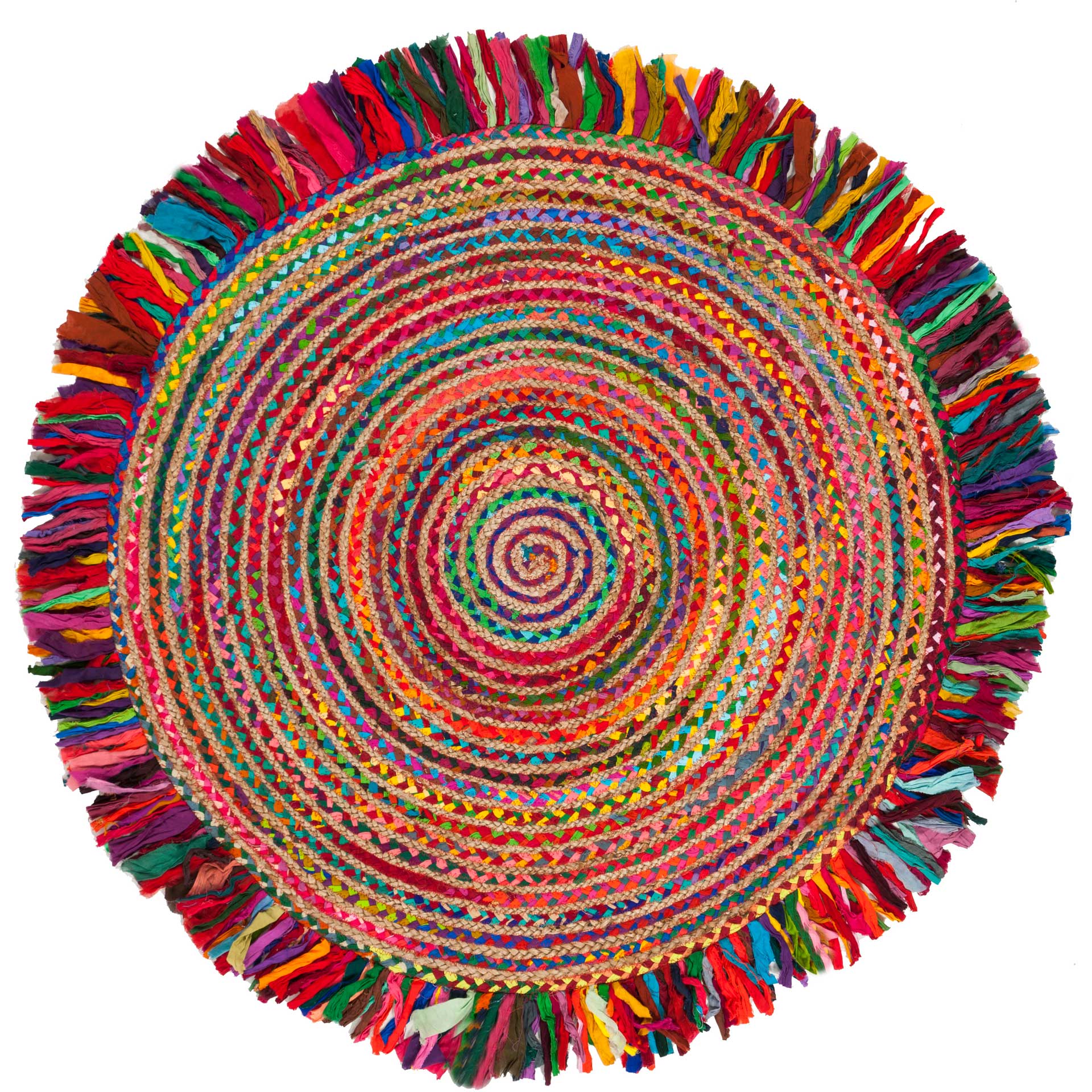 Cape Cod Red/Multi Round Rug - Image 2