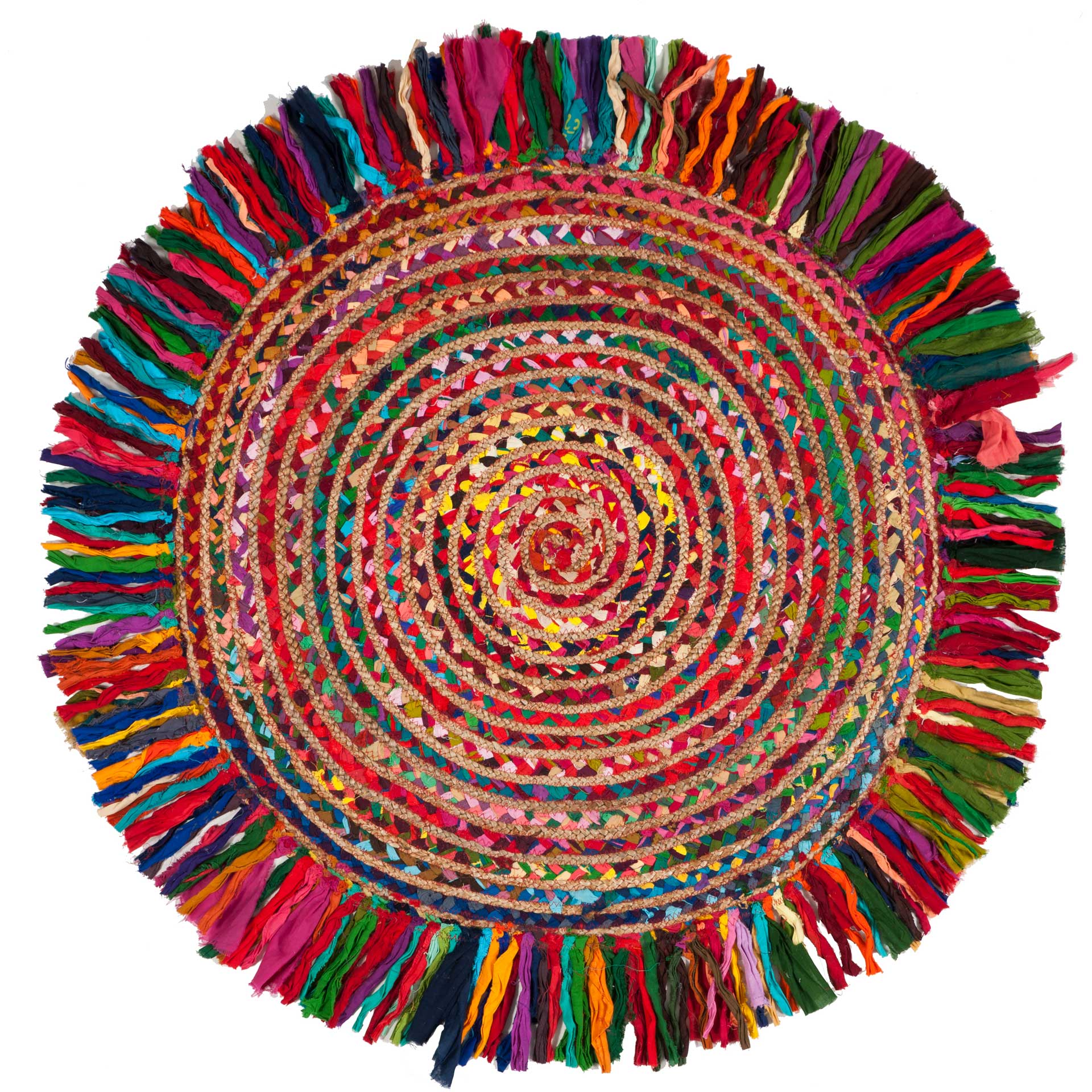 Cape Cod Red/Multi Round Rug - Image 3