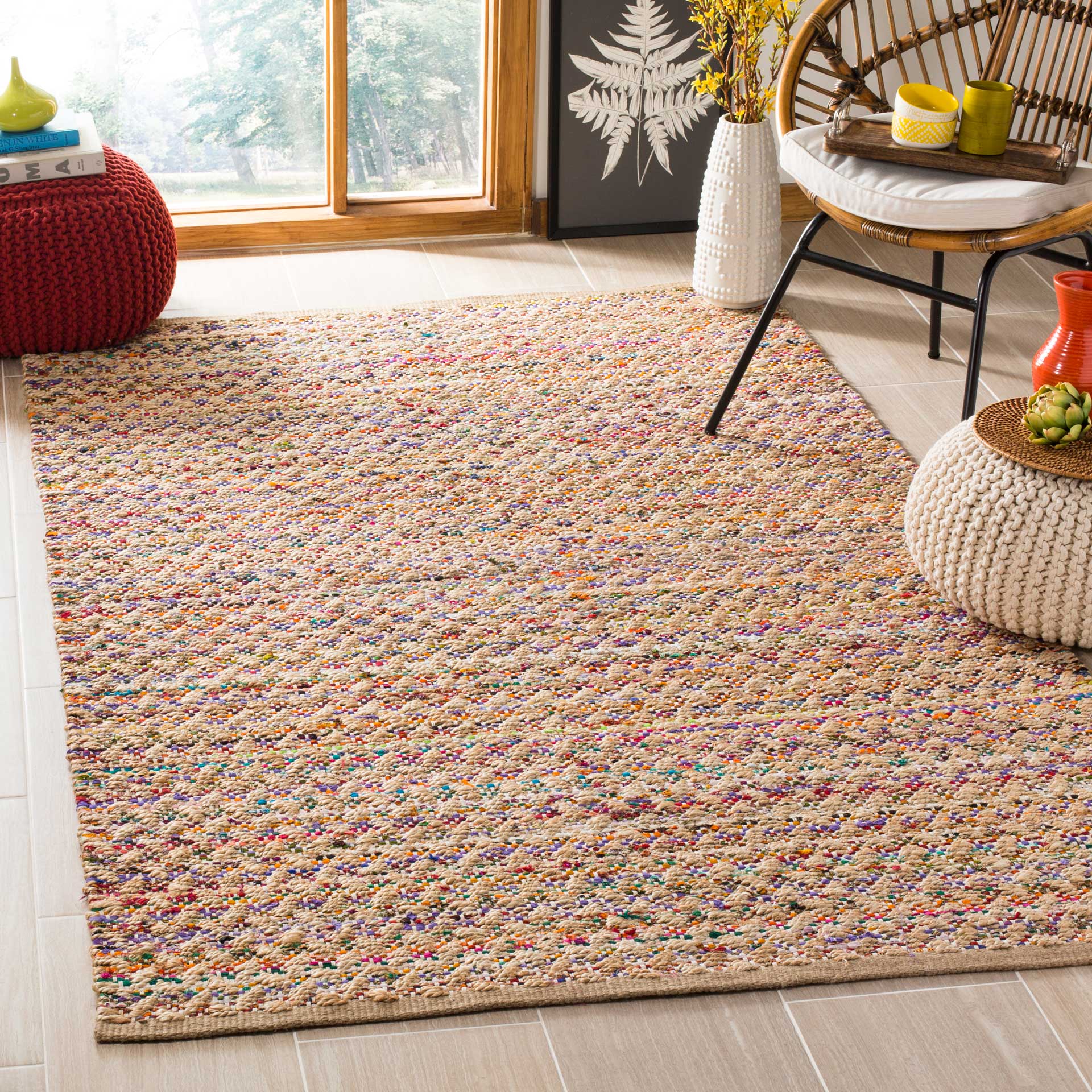 Cape Cod Red/Natural Area Rug - Image 6