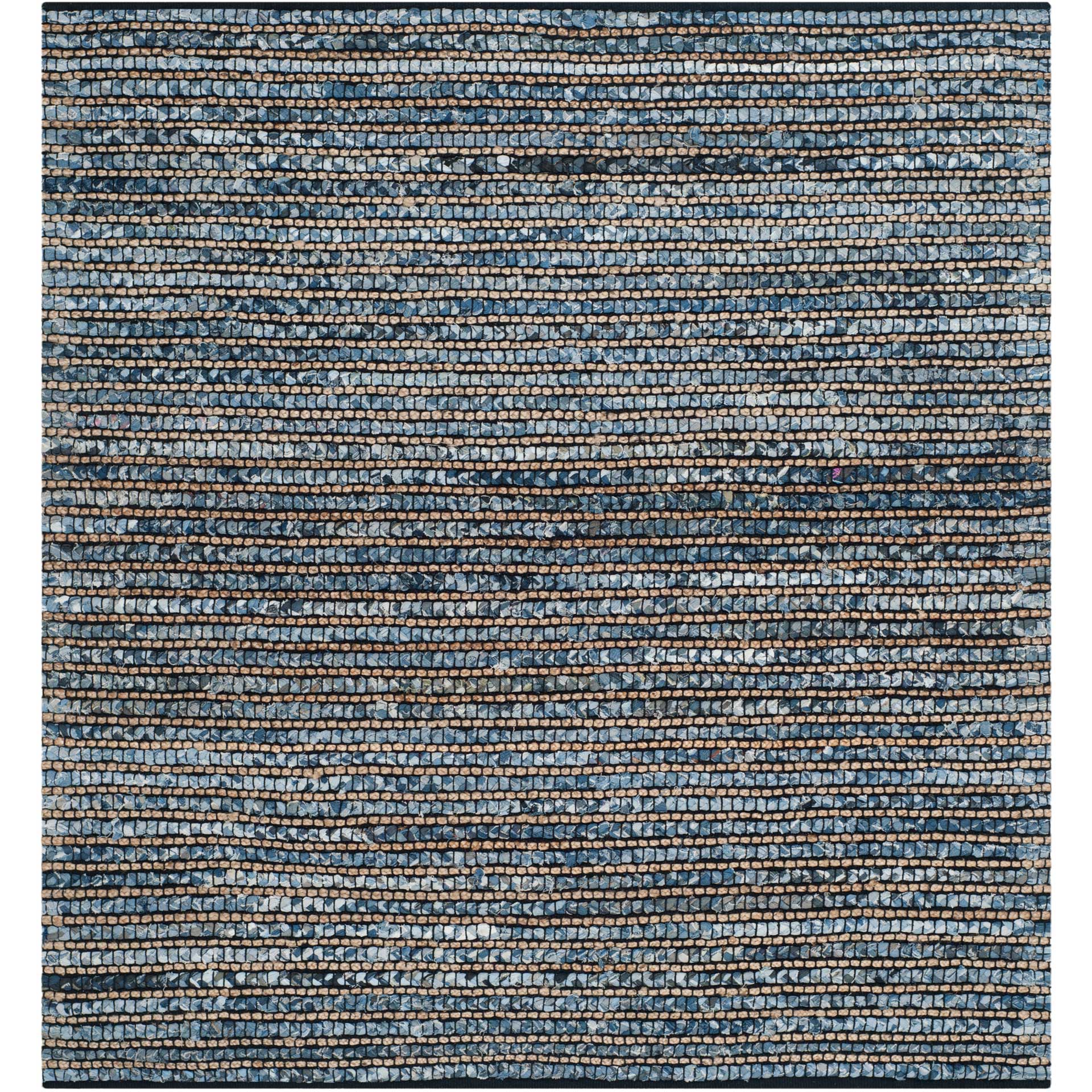 Cape Cod Stripe Blue Area Rug - Image 3