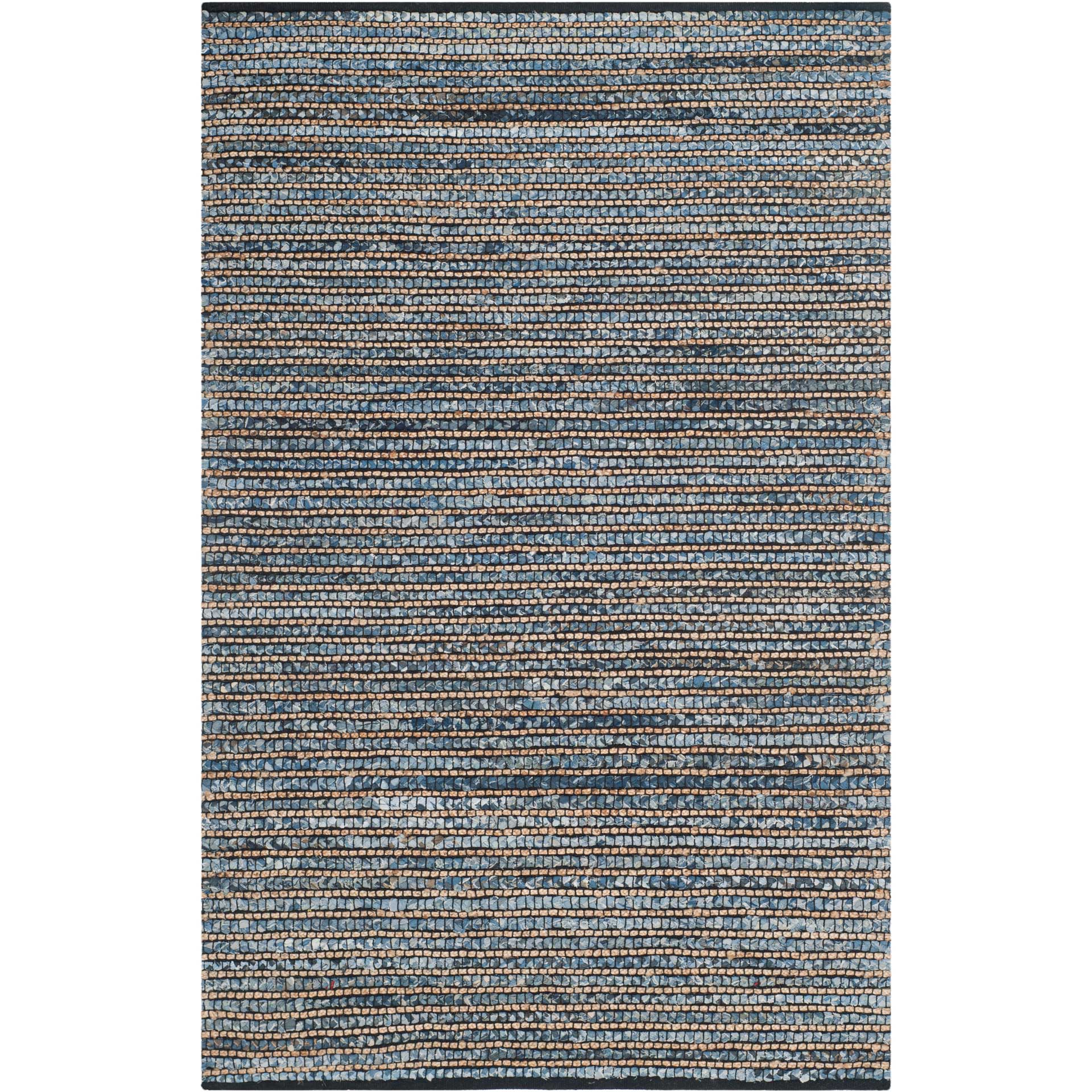Cape Cod Stripe Blue Area Rug - Image 4