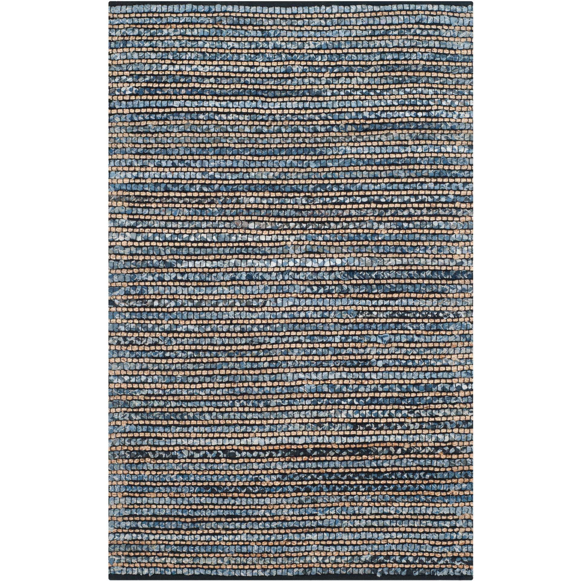 Cape Cod Stripe Blue Area Rug - Image 5