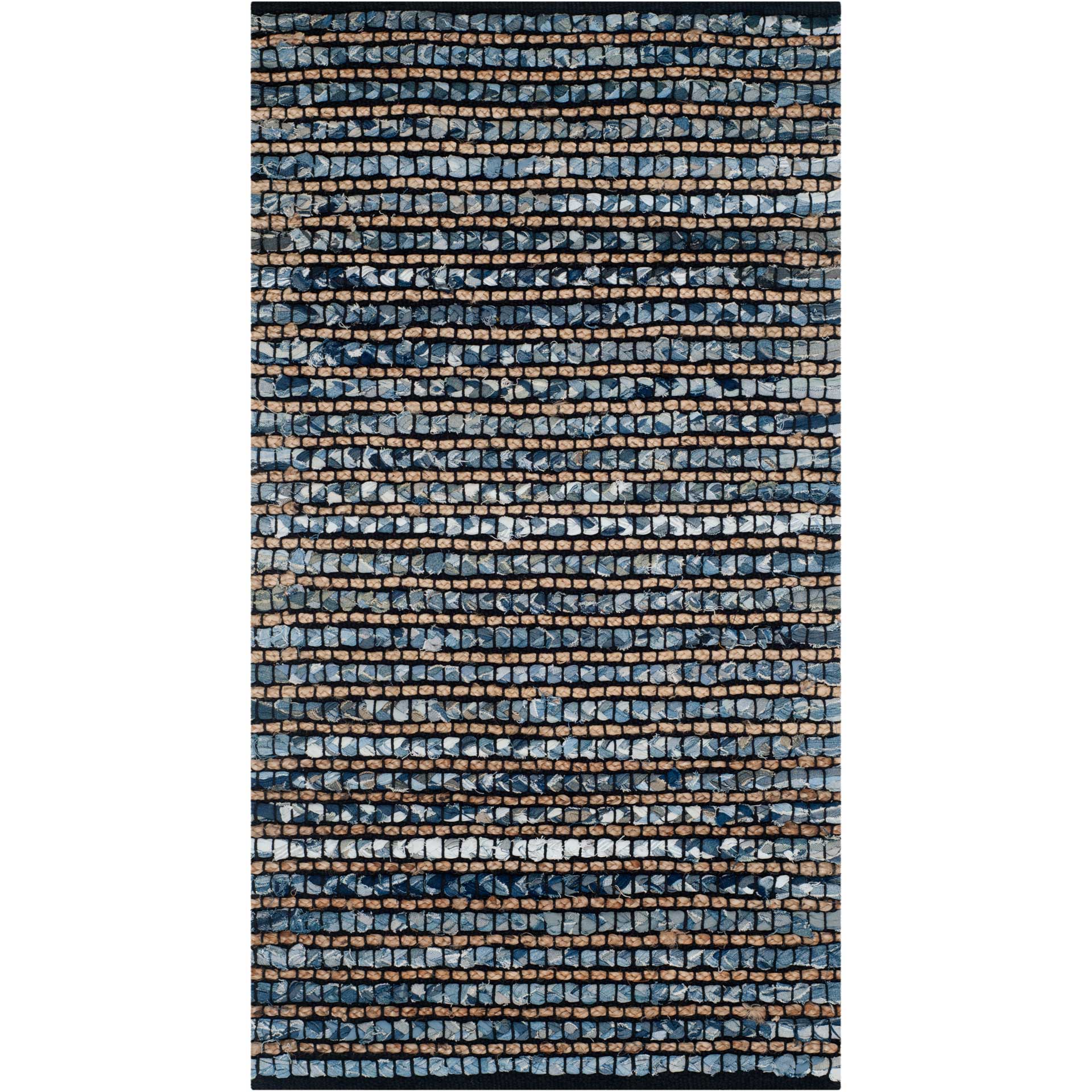 Cape Cod Stripe Blue Area Rug - Image 6