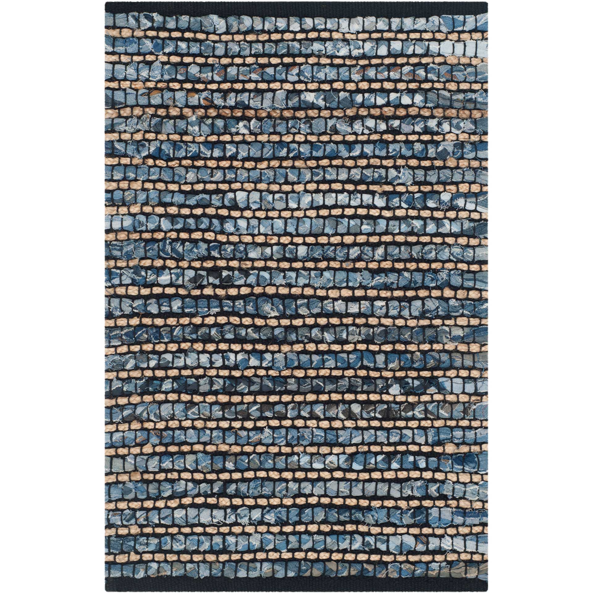 Cape Cod Stripe Blue Area Rug - Image 7
