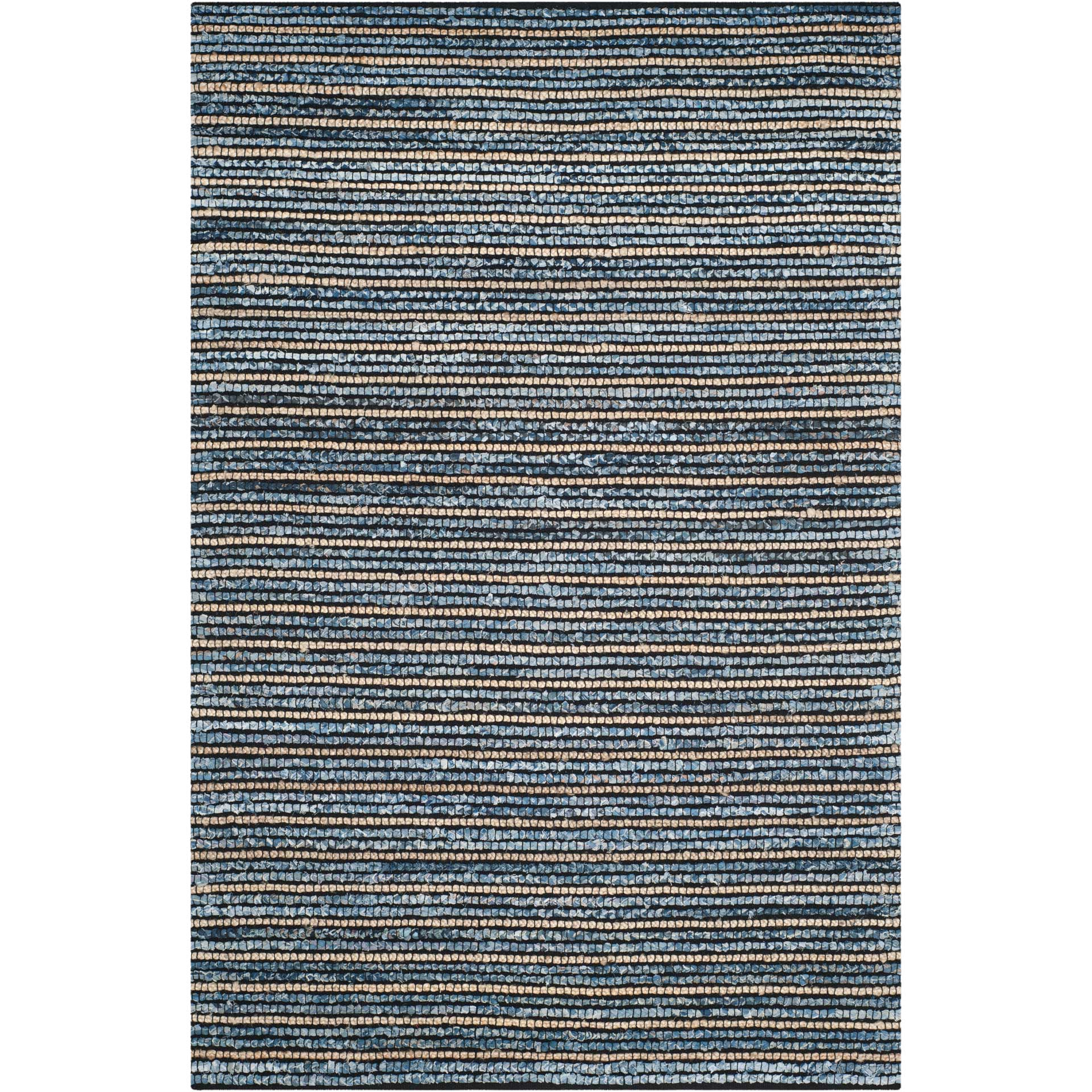 Cape Cod Stripe Blue/Natural Area Rug - Image 2