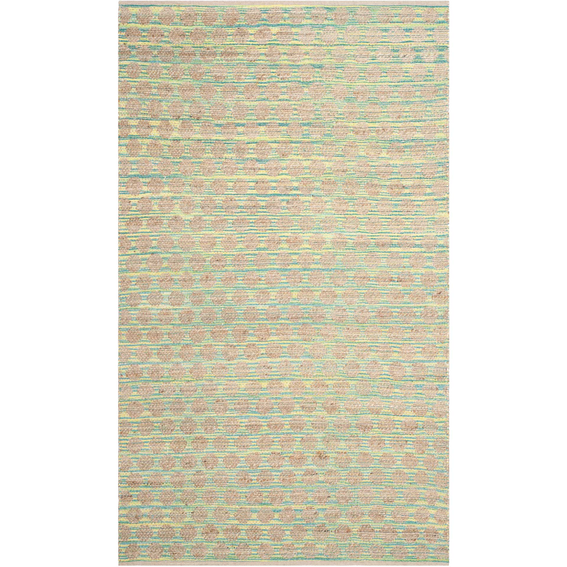 Cape Cod Teal/Natural Area Rug - Image 2