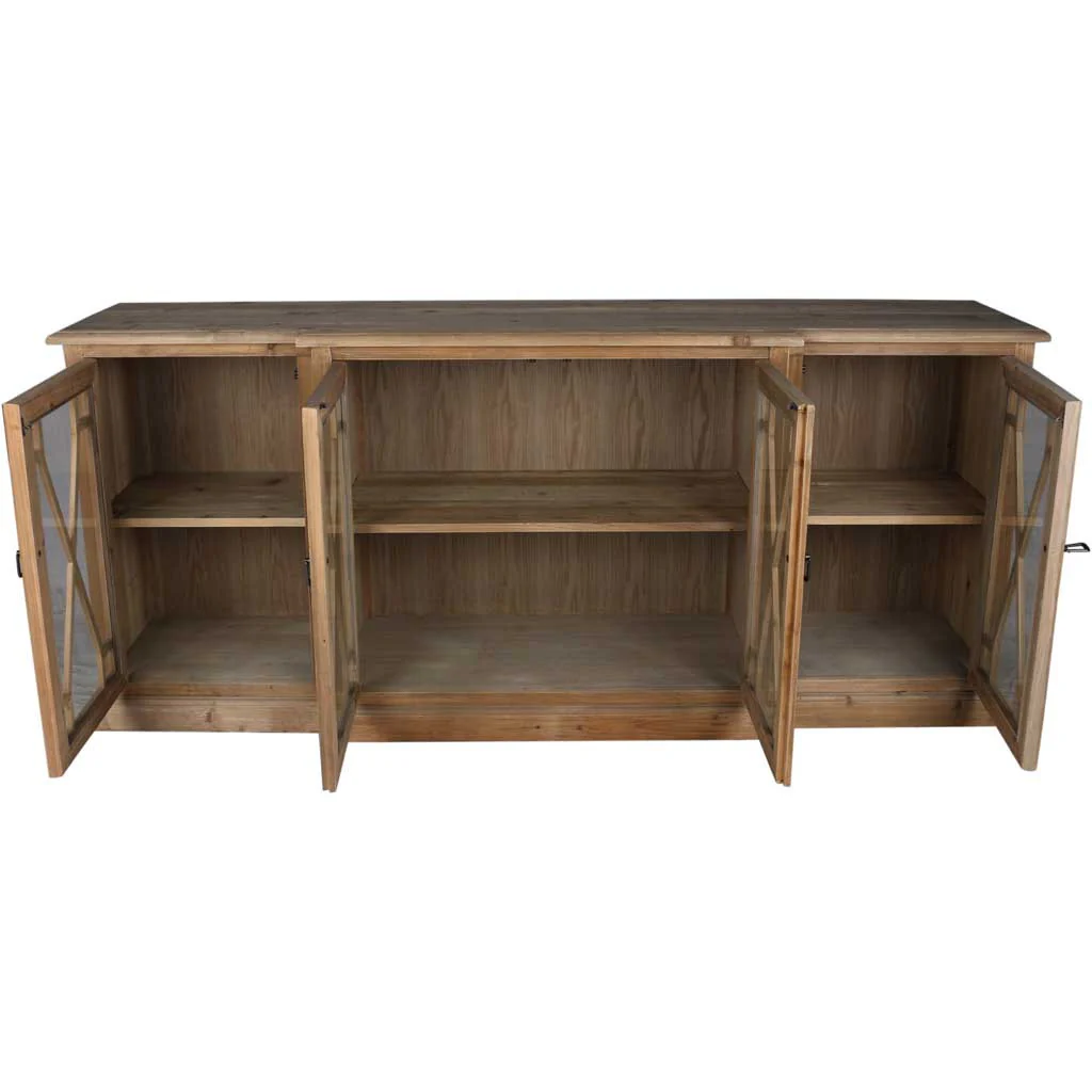Caprice 4 Door Sideboard Natural - Image 2