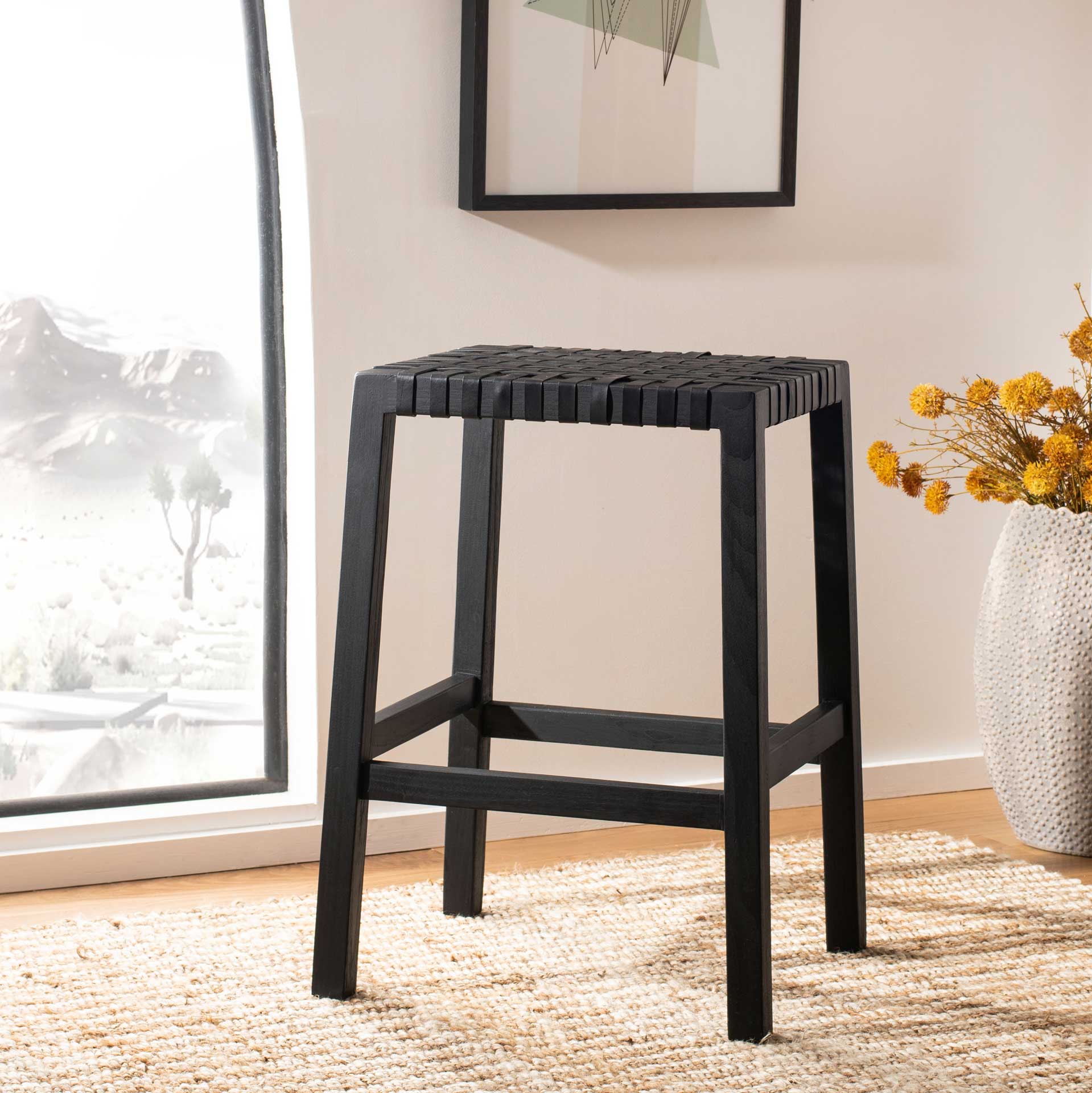 Carla Counter Stool Black - Image 7