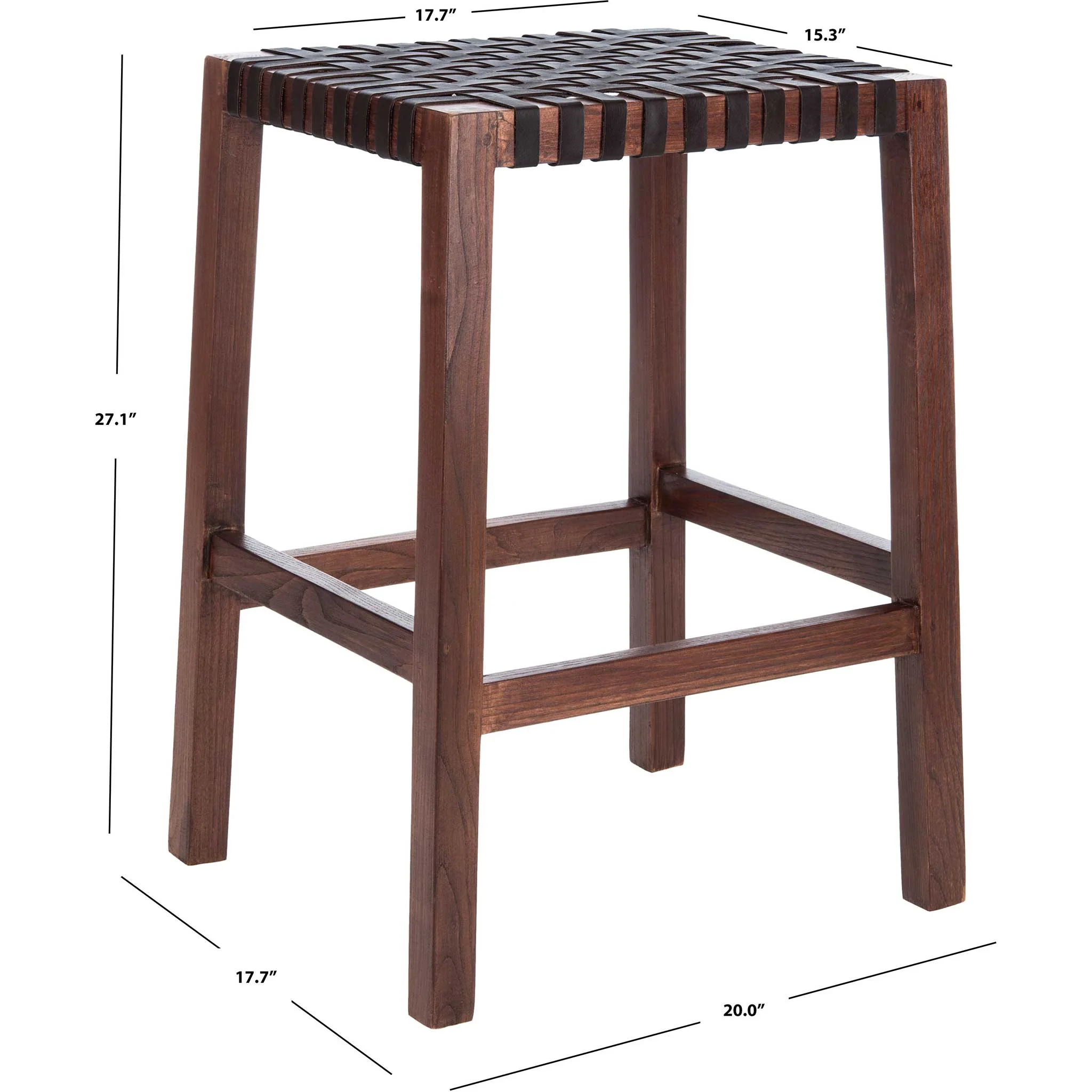 Carla Counter Stool Brown - Image 5
