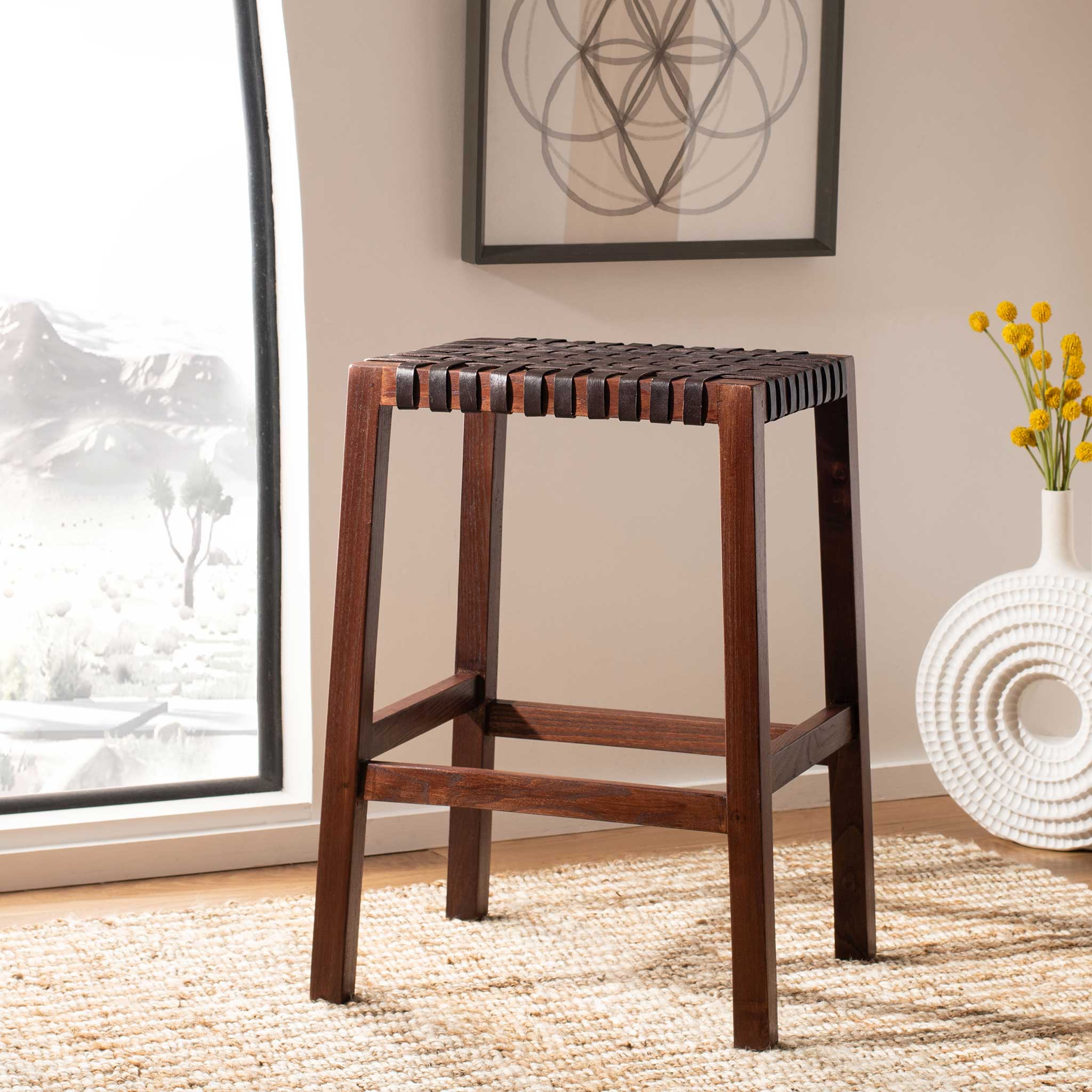 Carla Counter Stool Brown - Image 7