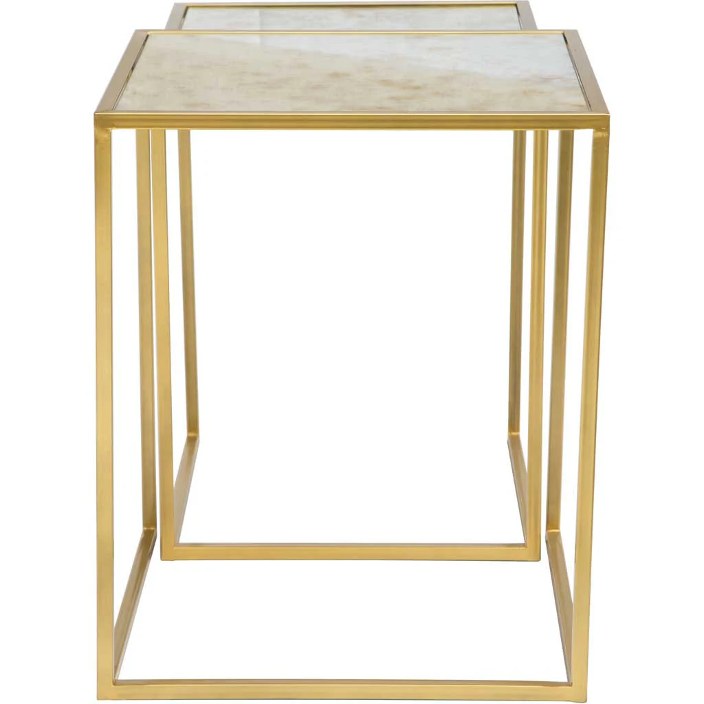 Carla Nesting Tables Brass - Image 3