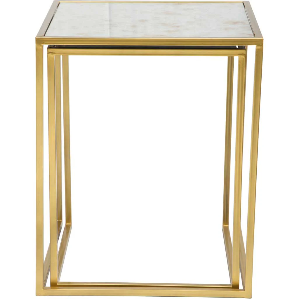 Carla Nesting Tables Brass - Image 4