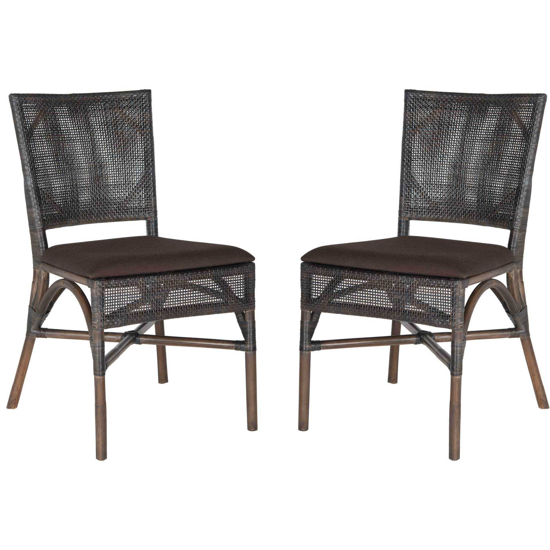 Carla Rattan Side Chair (Set of 2) - Image 4